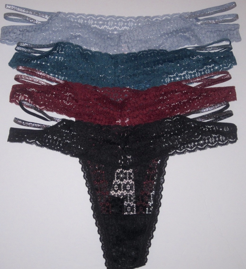 NWT VICTORIA’S SECRET THE LACIE YOUR CHOICE OF ONE STRAPPY CIRCLE THONG PANTIES