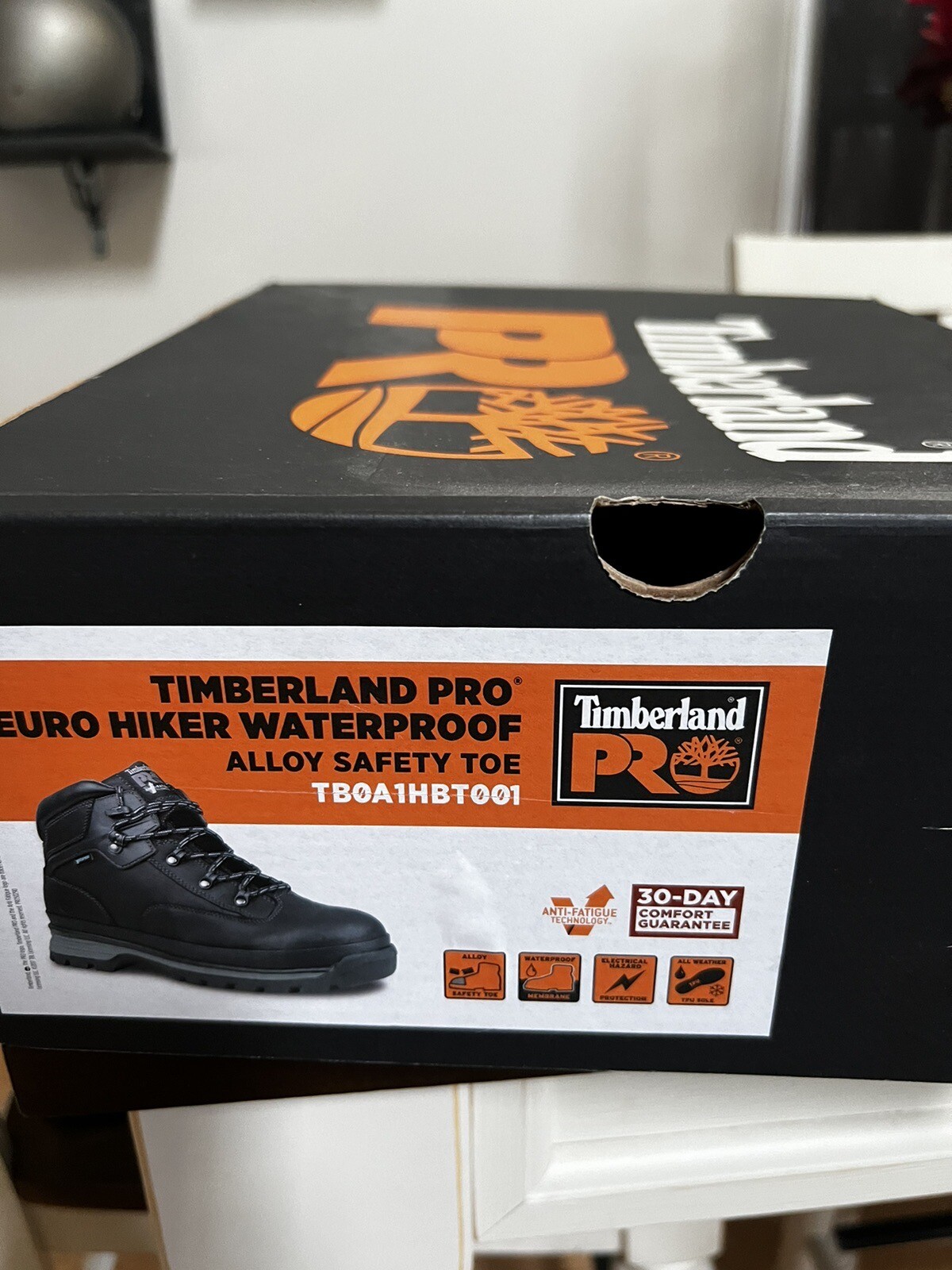 Timberland Men’s Euro Hiker Boots Black 56038 h