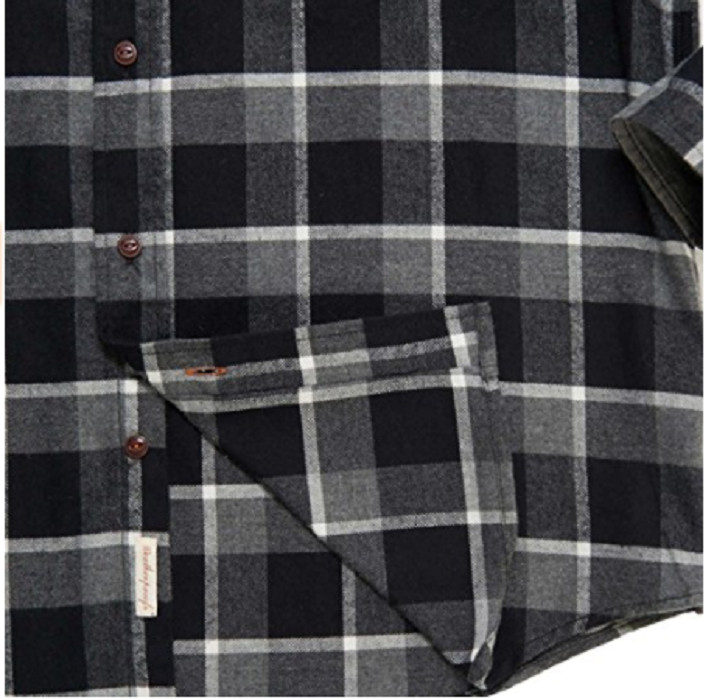 Weatherproof Vintage Men’s Lightweight Plaid Flannel Long Sleeves Shirt