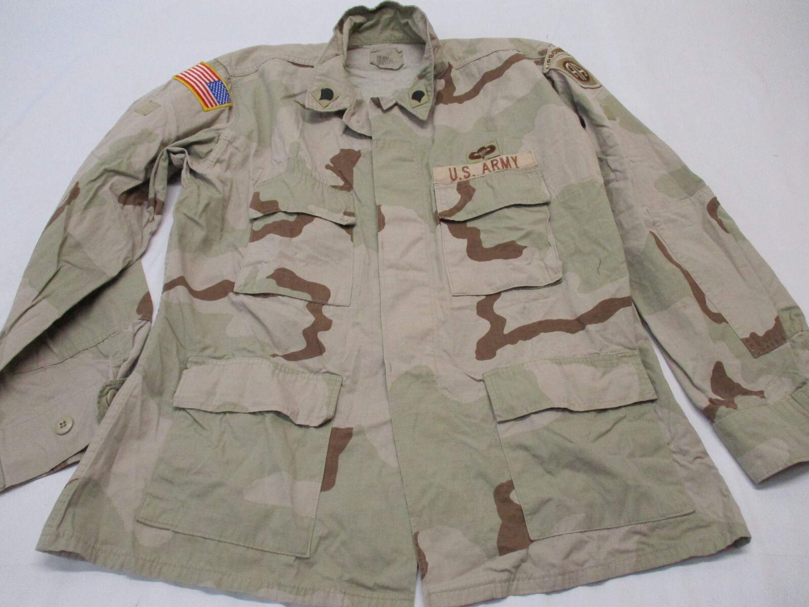 USGI MILITARY ISSUED DESERT COMBAT UNIFORM TOPS DCU SHIRT 3-COLOR CAMO COAT