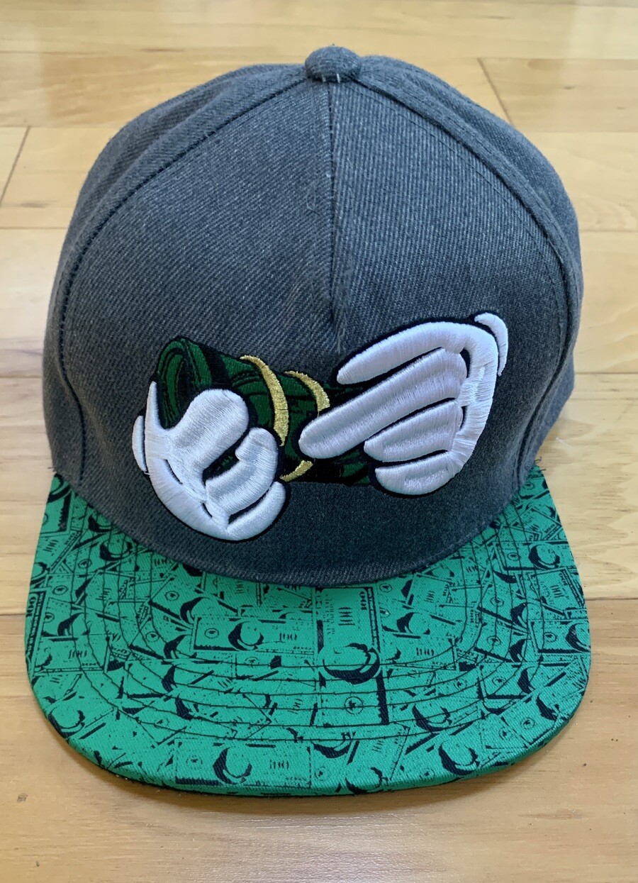 Money Roll Hat White Gloves Embroidered Men’s Baseball Cap Snapback Top Level