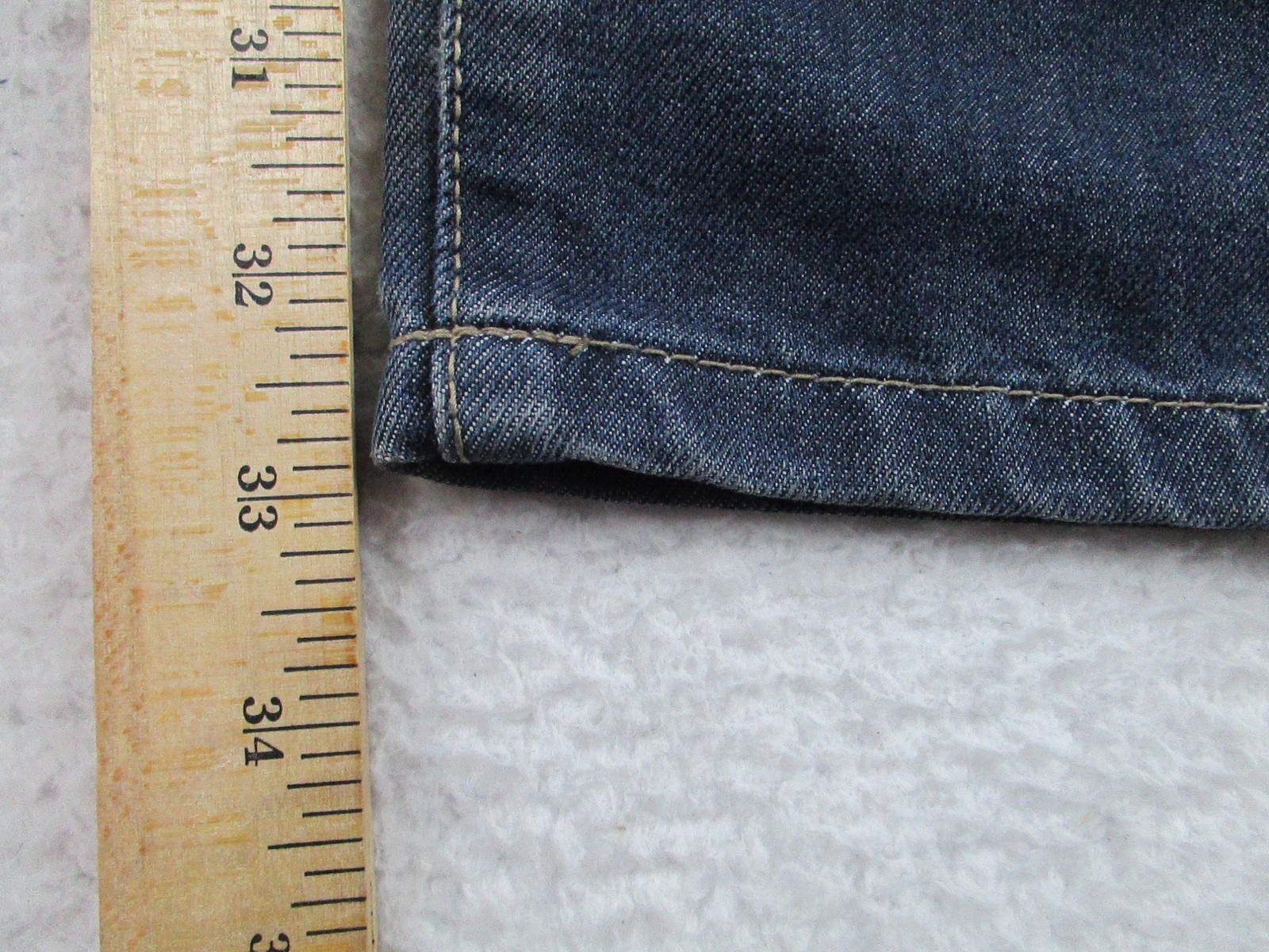 Ecko Unltd Jeans Mens 38 Dark Wash Athletic Fit Rhino Logo Back Pocket