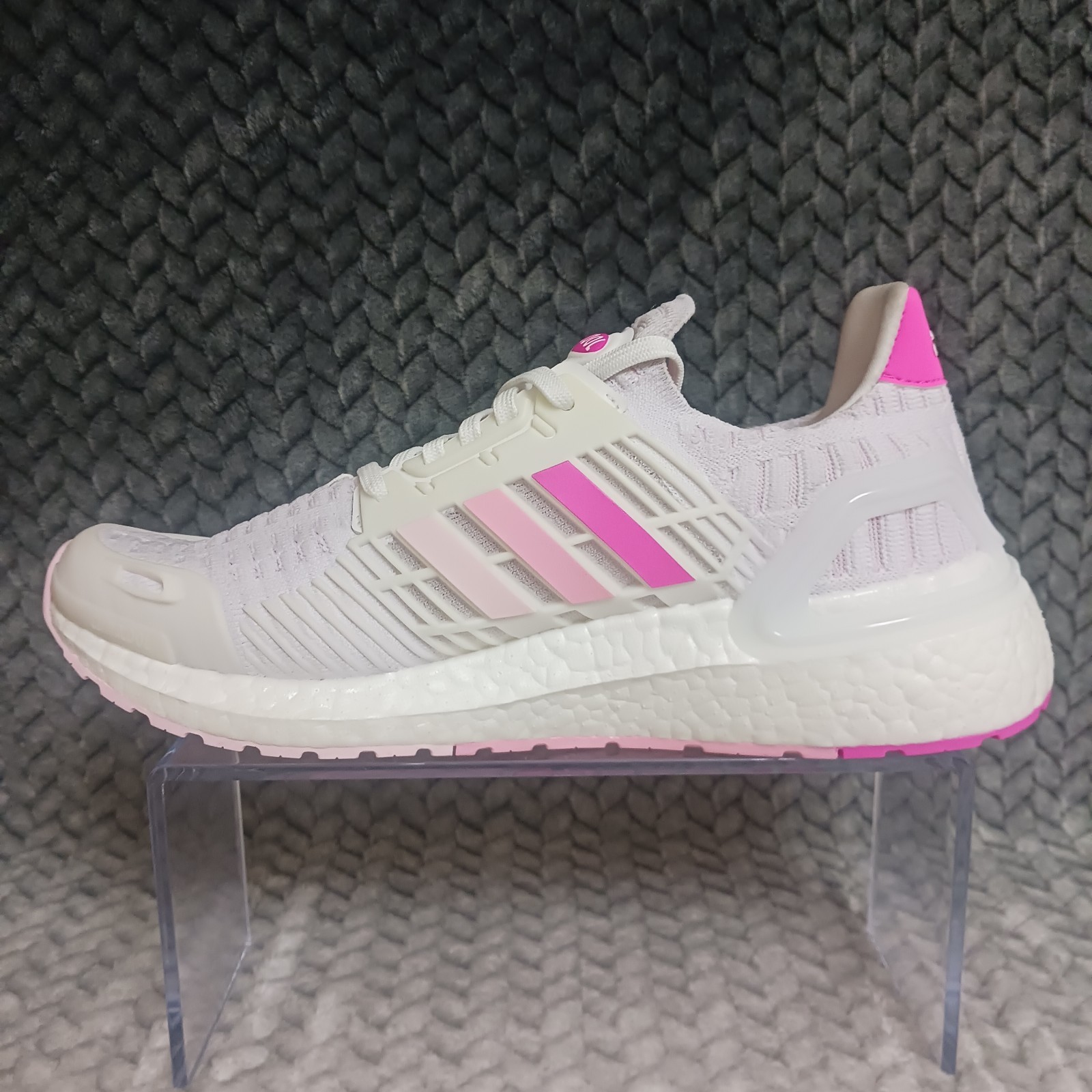 Adidas Ultraboost CC_1 DNA ClimaCool Men’s Running Shoes White Clear Pink Sz 6.5