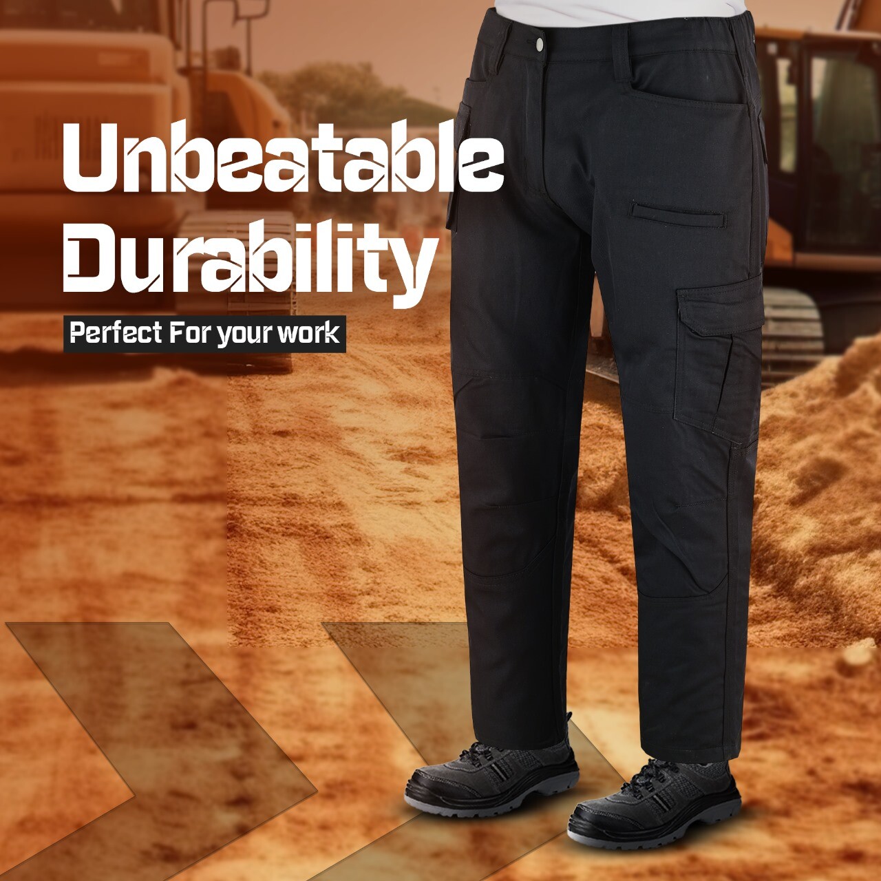 Mens Tactical Pants Boot Cut Relaxed Fit Cargo Lightweight Hiking Work Pants