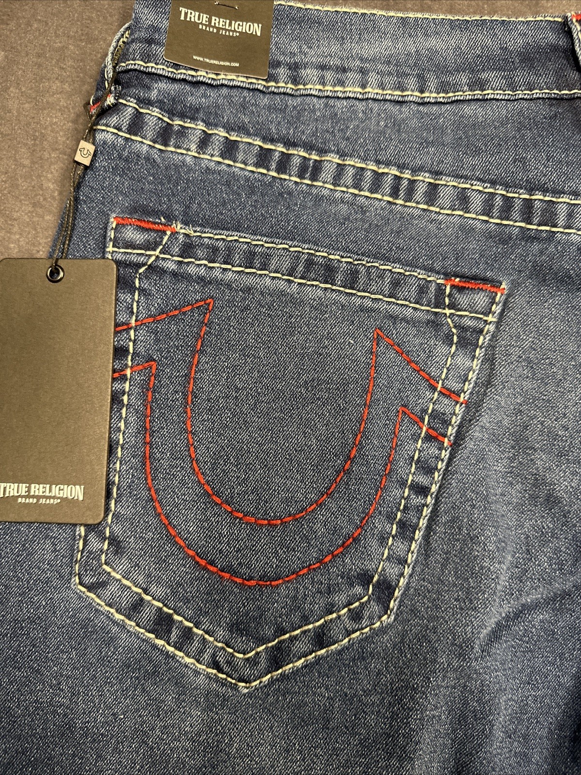 True Religion Geno Big T ”Medium Rustic Barn Wash” 32×32 Relaxed Slim #700600