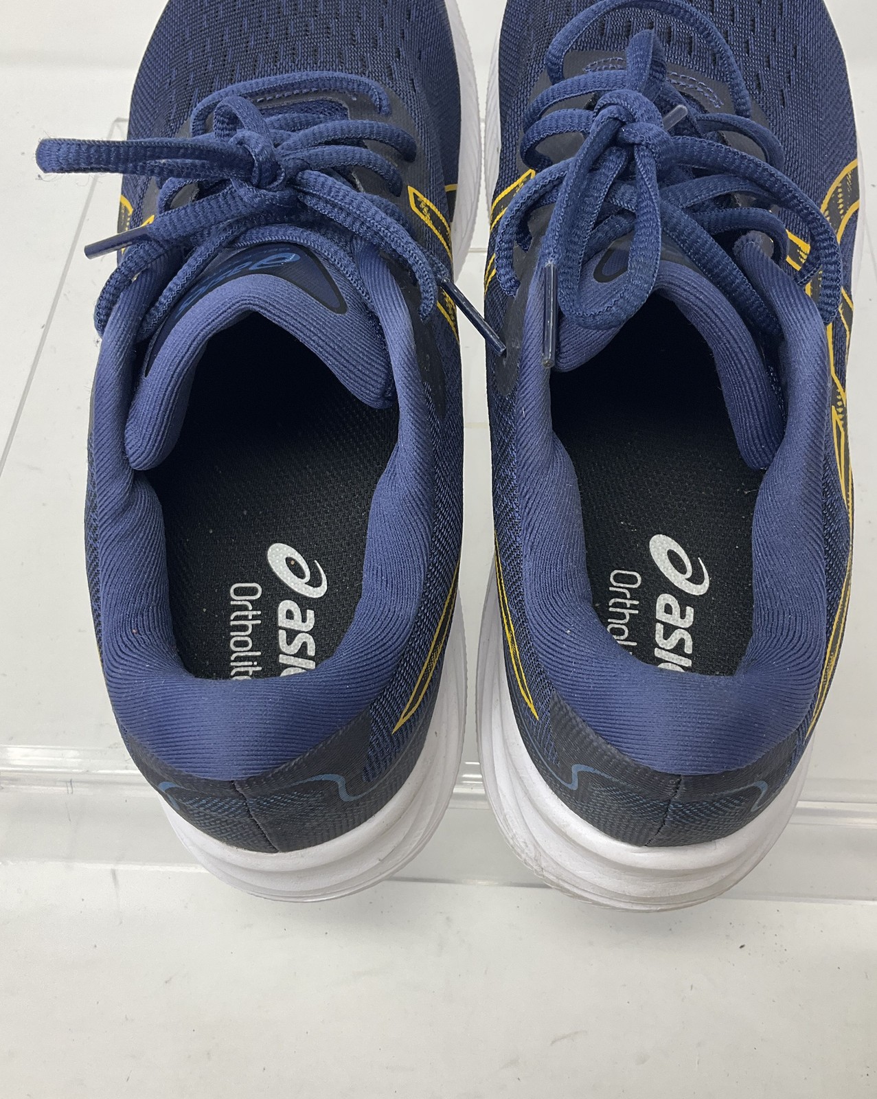 Asics Gel Excite 9 Deep Ocean Blue Amber Mesh Running 9.5