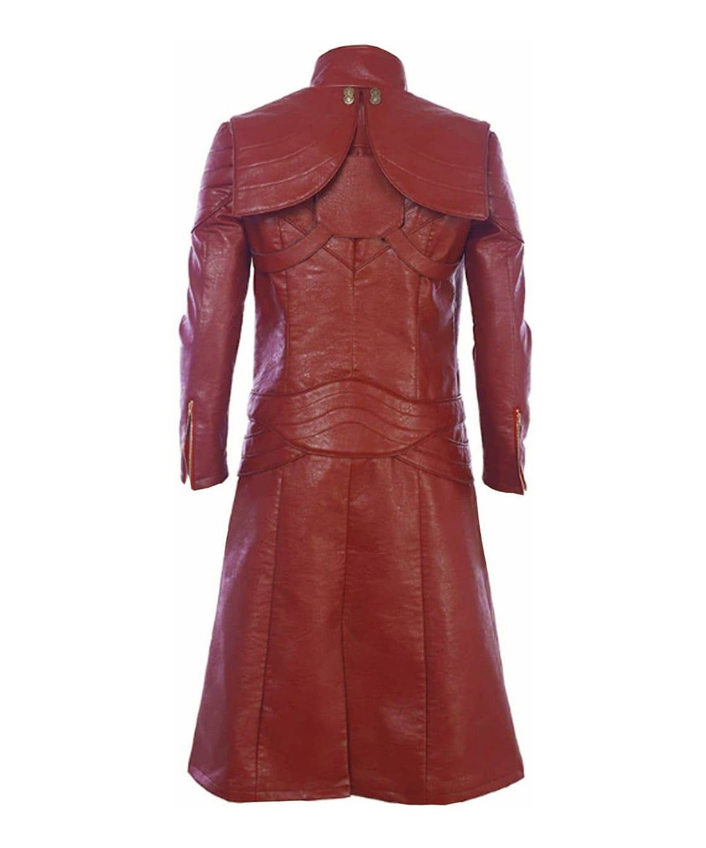 Dante DMC Costume Stylish Inspired Devil May Cry 5 Sheepskin Leather Coat