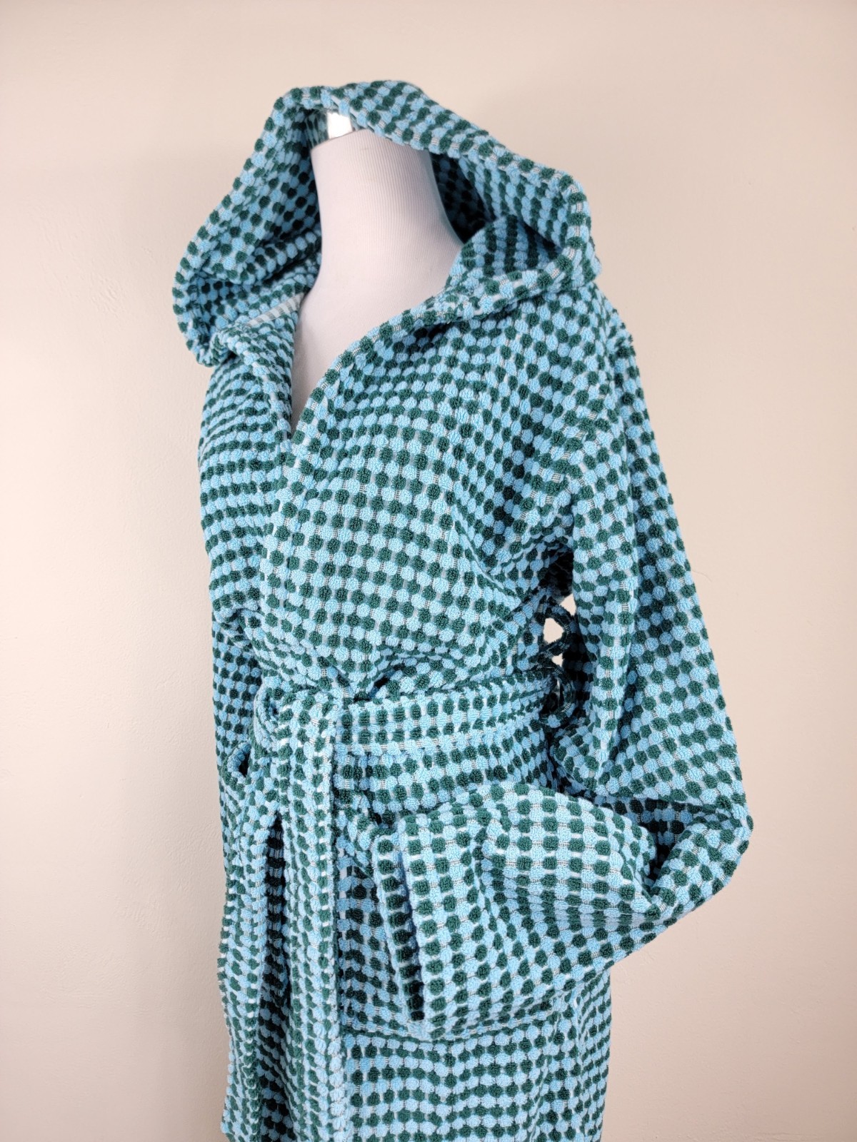 100% Cotton Terry Cloth Bathrobe Unisex | Plush Robe | Kimono | Spa Sauna