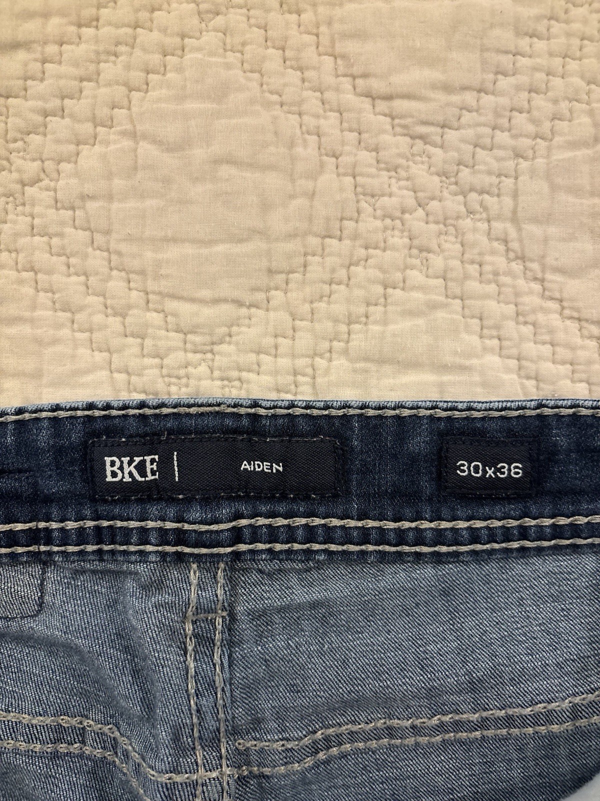 BKE Aiden Low Rise Slim Fit Bootcut Stretch Jeans Mens 30×34 Medium Wash Denim