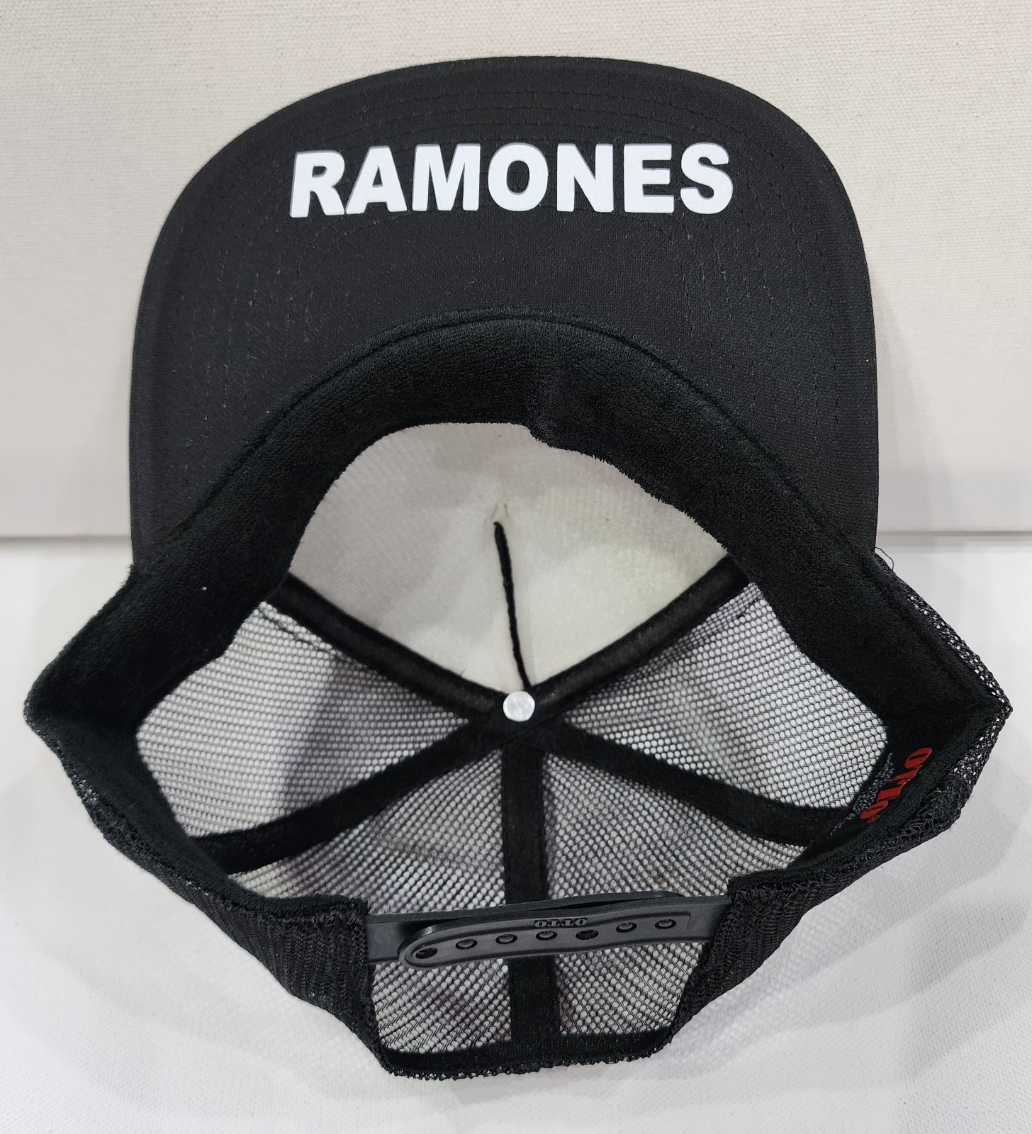 Classic Rock Blues Punk 60s 70s Triple Print Ramones Black Trucker Adjust