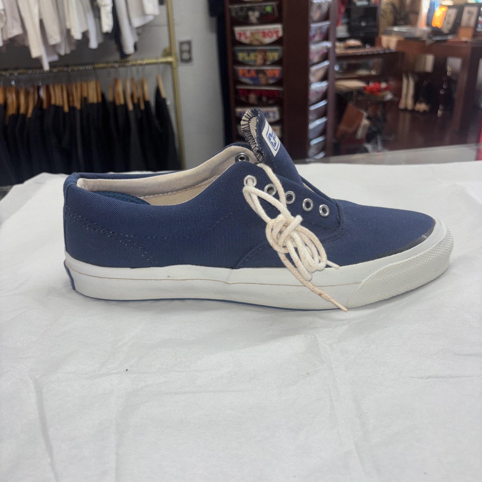 Vintage Dead Stock 1970s Skid grip US Navy issued Converse With Original Box 10