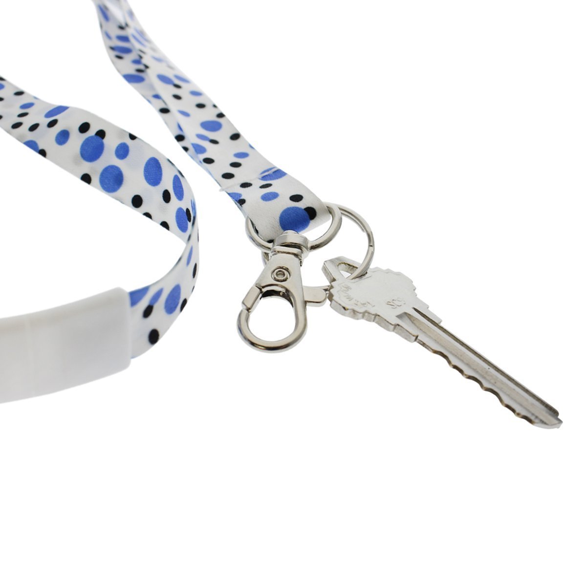 4 pc Cute Polka Dot Fashion Lanyards for ID Badges & Keys – Soft with Breakaway