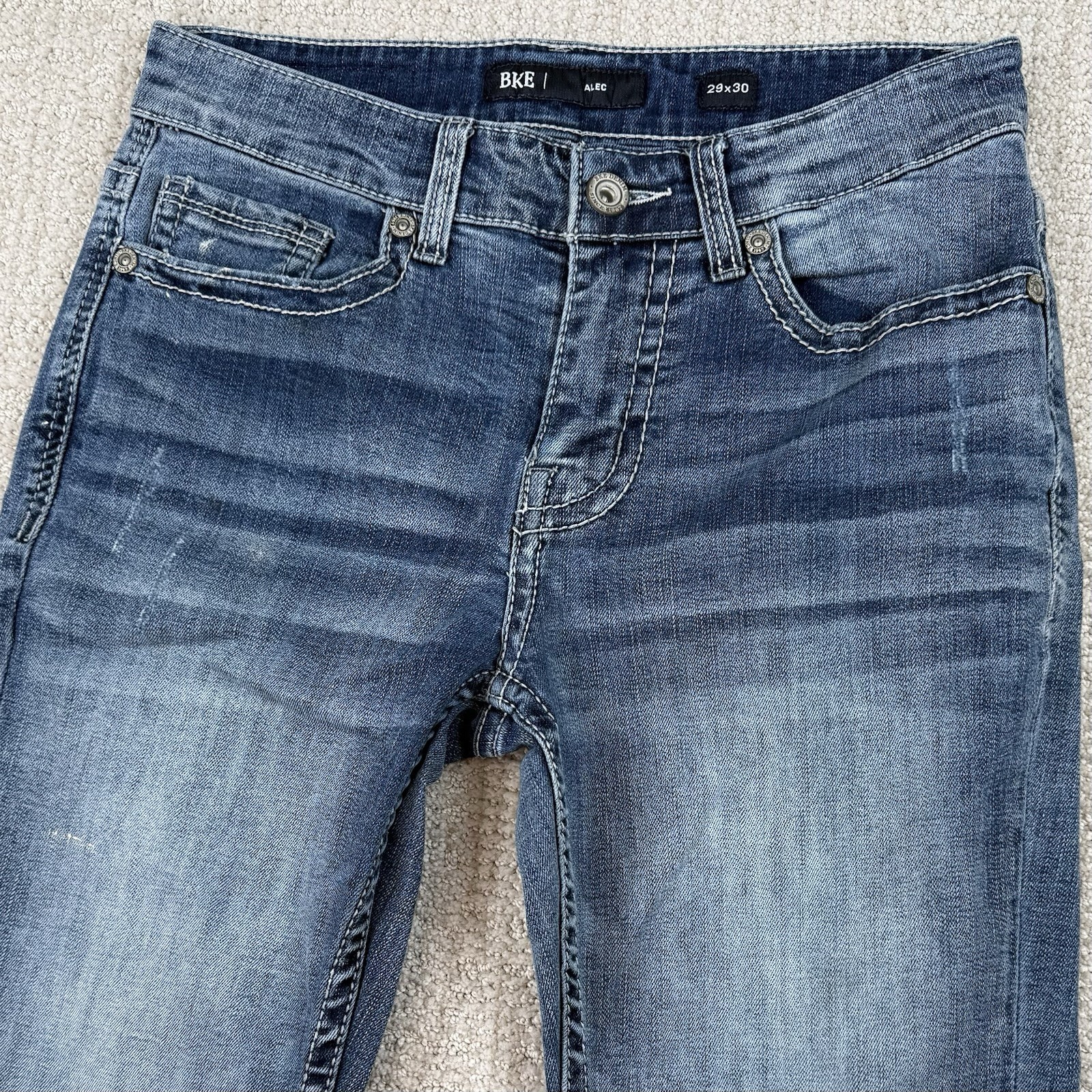 BKE Alec Men’s 29×30 Straight Leg Denim Blue Jeans
