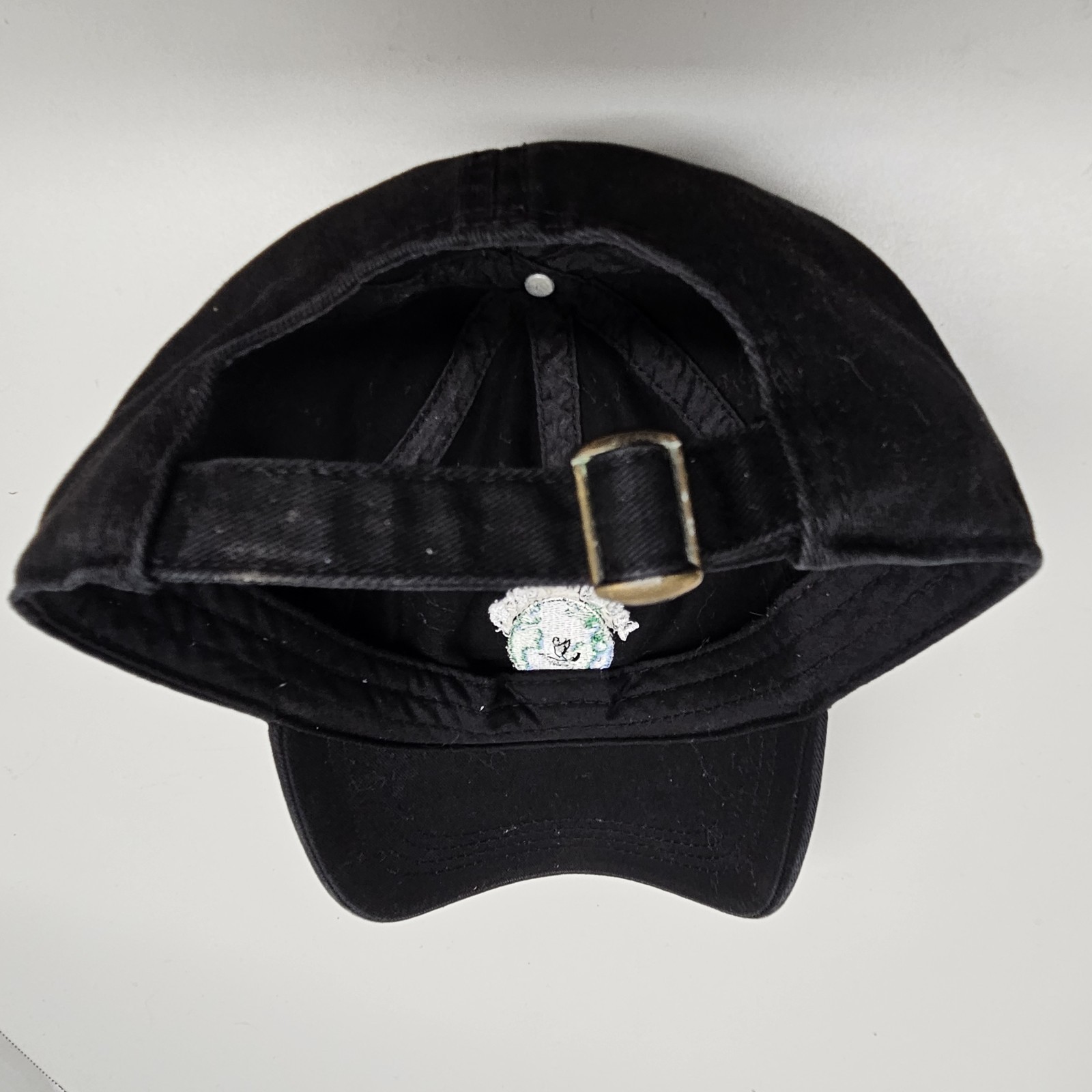 Love Your Earth Hat Adjustable Planet World Happy Environmental Cap Black
