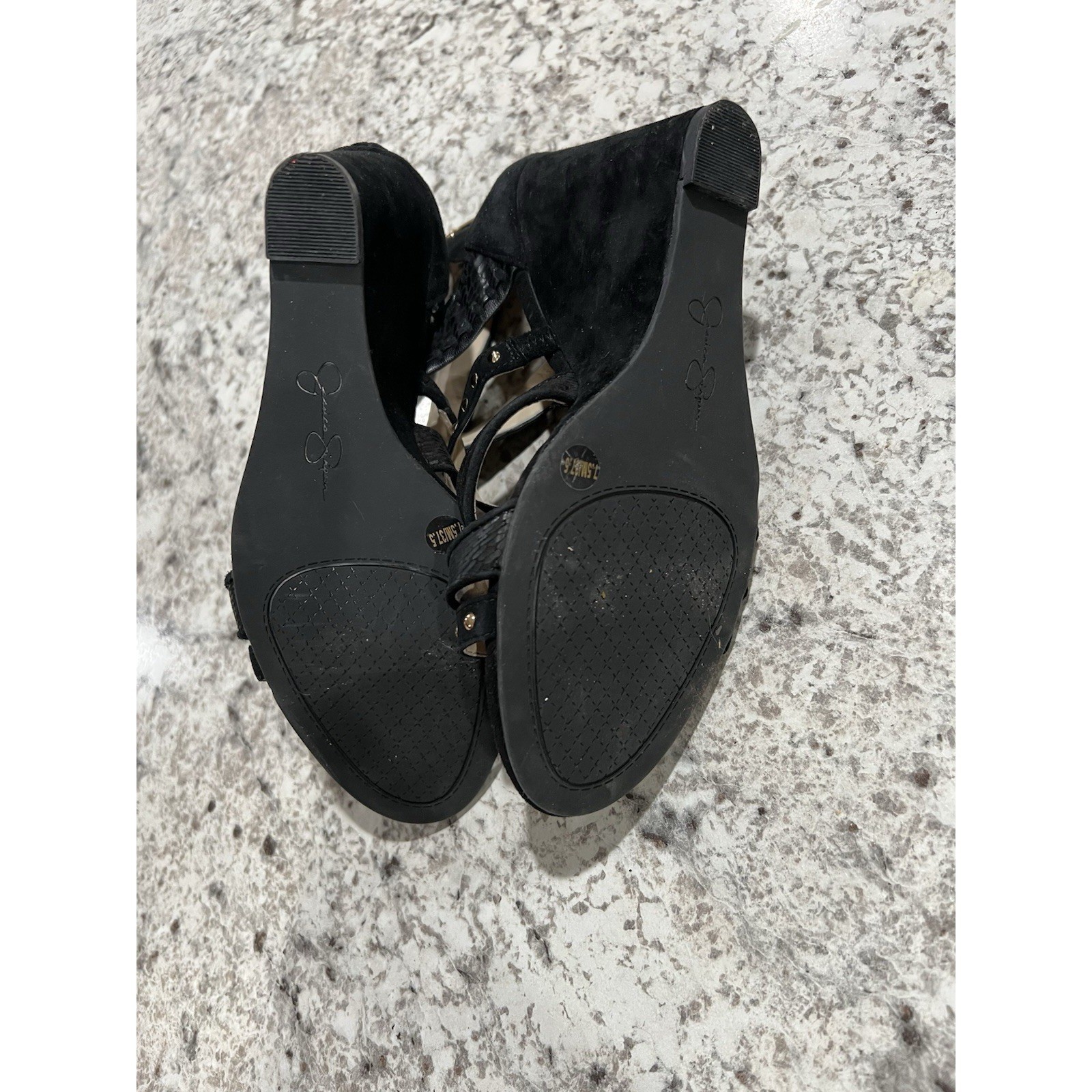 Black Jessica Simpson Women’s Wedge Heels Size 7.5
