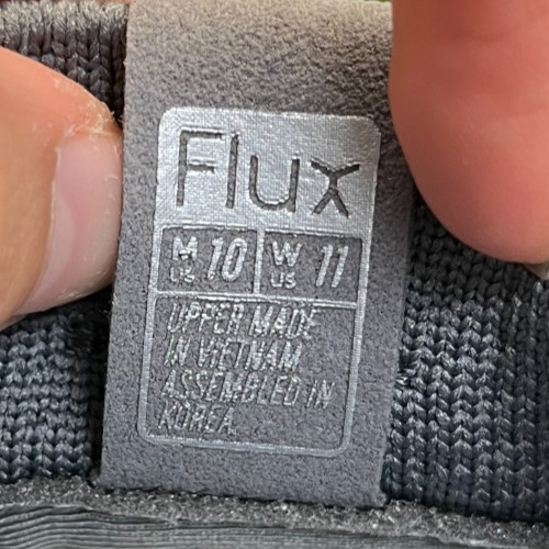 Flux Adapt Trainer Gray Gum Mens Size 10 Athletic Walking Knit Shoes Sneakers