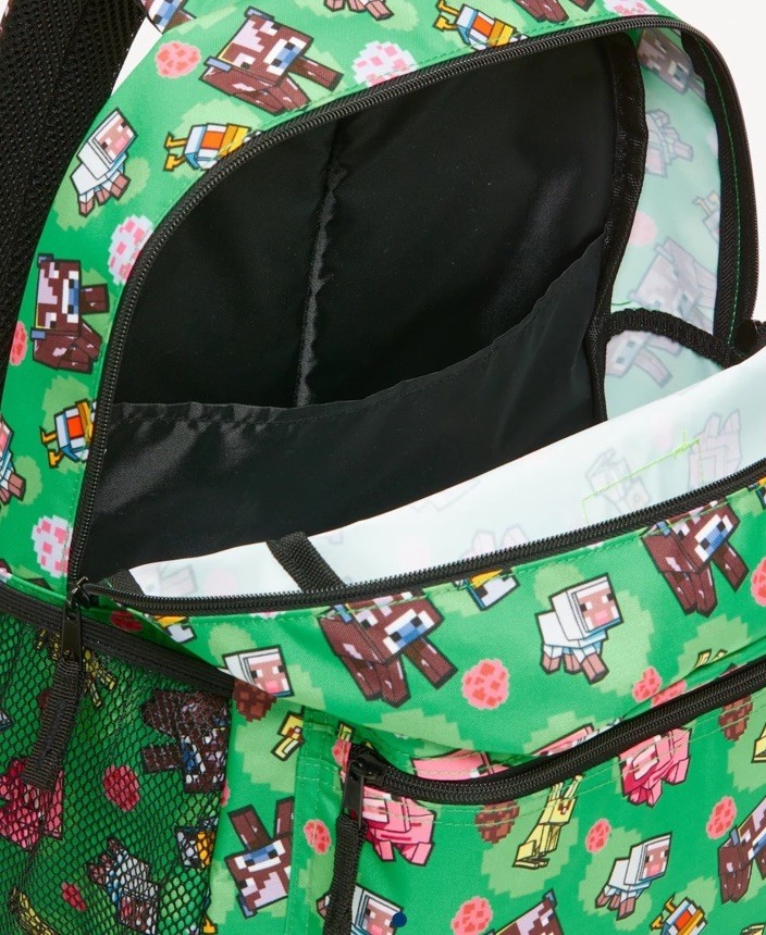 NWT Old Navy School Backpack Bag Boys 16 x 12 x 4.5″ Minecraft