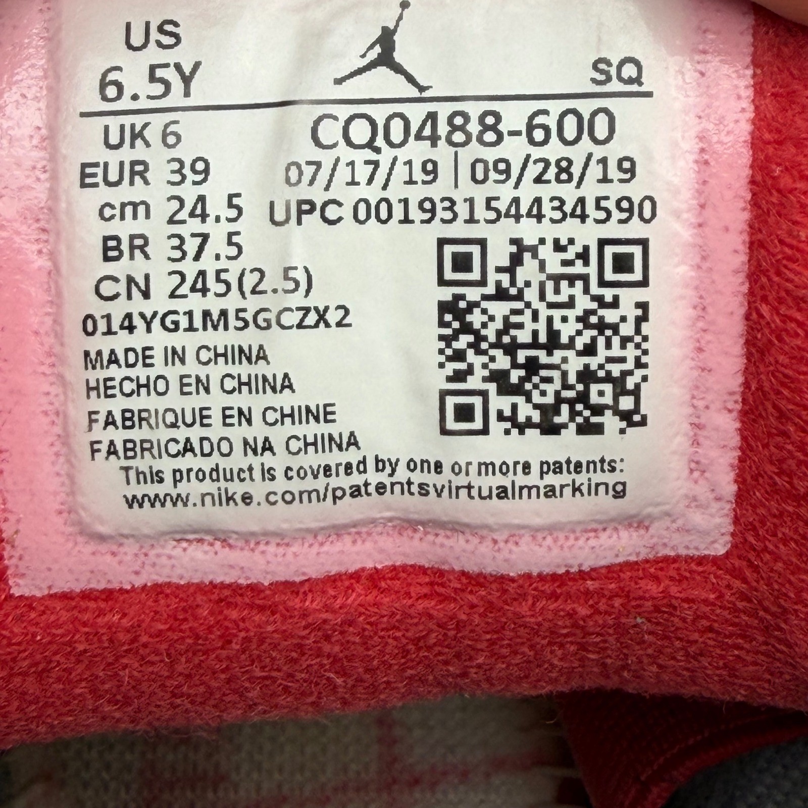 Jordan 3 Retro SE Unite Fire Red CQ0488-600 6.5Y 8W