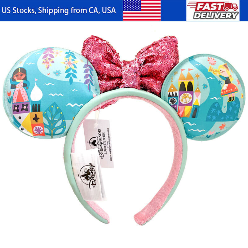2025 Disneyland World Landscape Humanities Minnie Mouse Ears Headbands Women