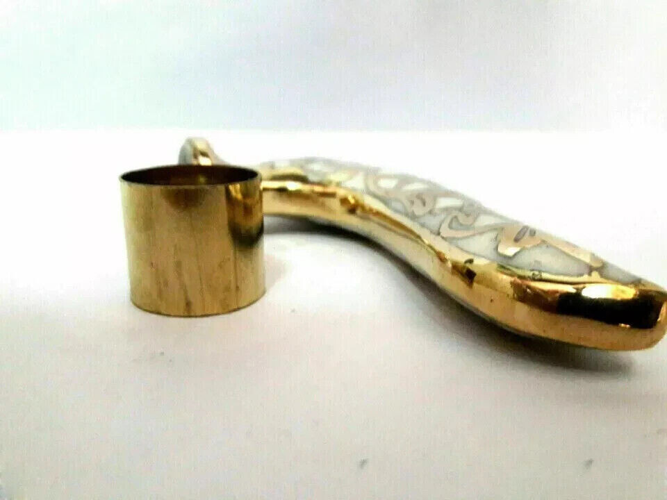 Vintage Brass Designer Victorian Head Handle For Wooden Walking Stick Cane