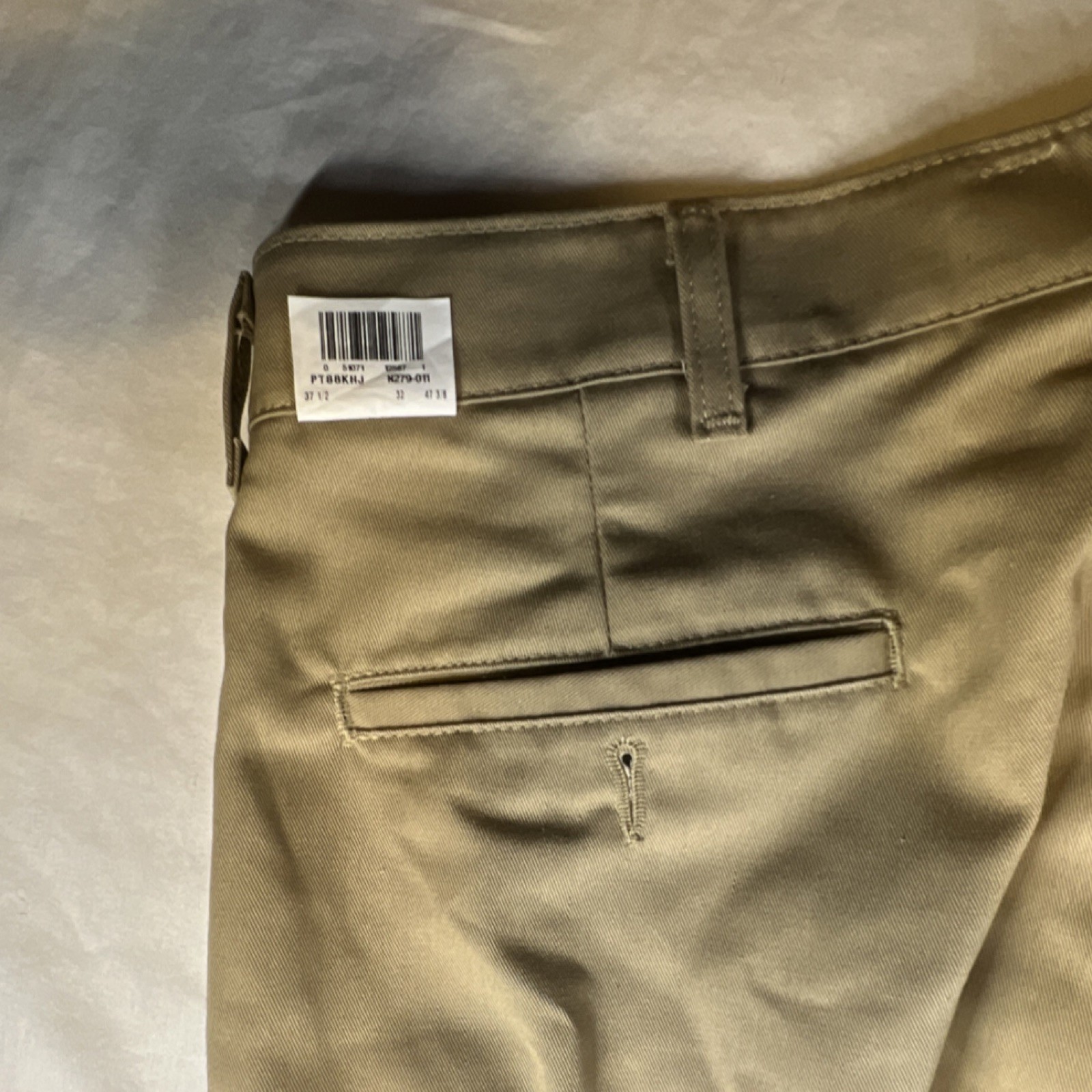 Red Kap Men’s Work Pants Beige Polyester Cotton 36×32 PT88KH2
