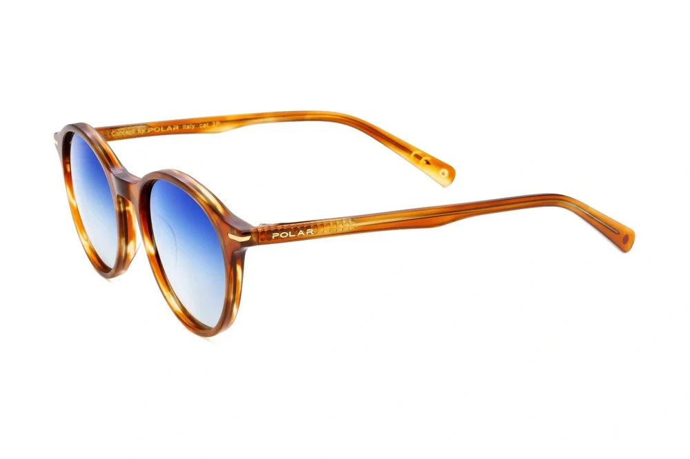 Polar Gold 3020 Sunglasses (429) Shiny Havana/Blue Shaded Polarized Cal. 51