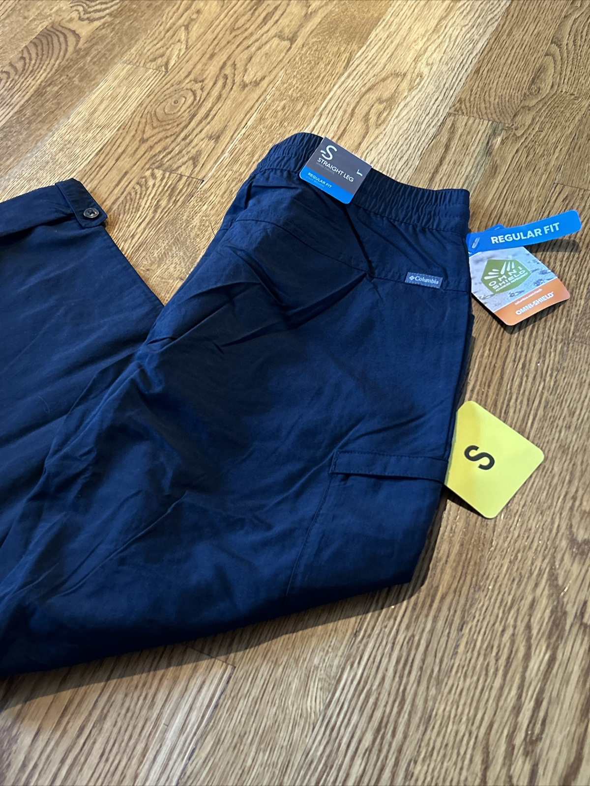 Columbia Ladies’ Omni-Shield Roll-up Capri Pants – Black – Small – Water Repel