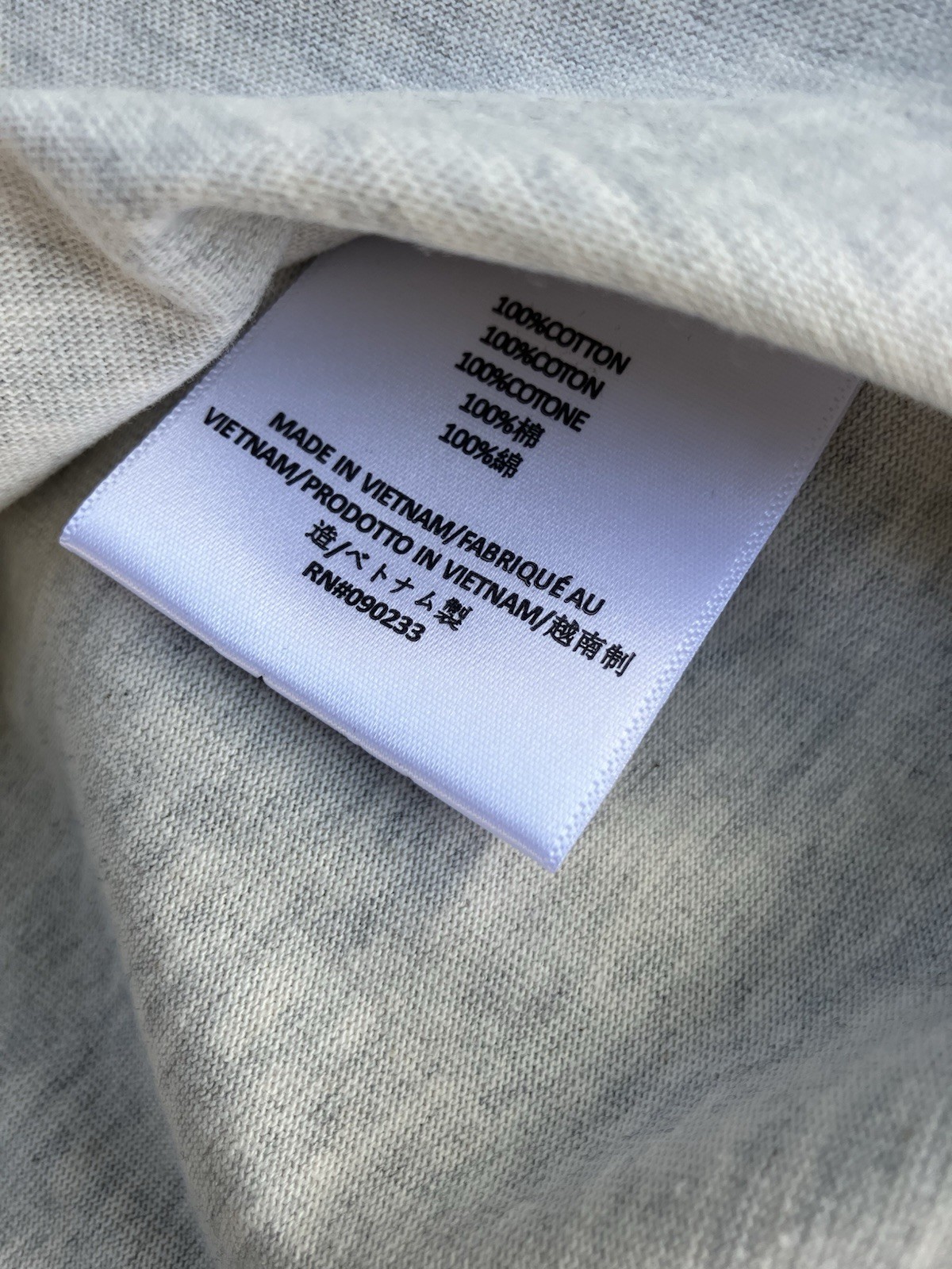 Fear Of God Essential Light Grey T-Shirt | SIZE S