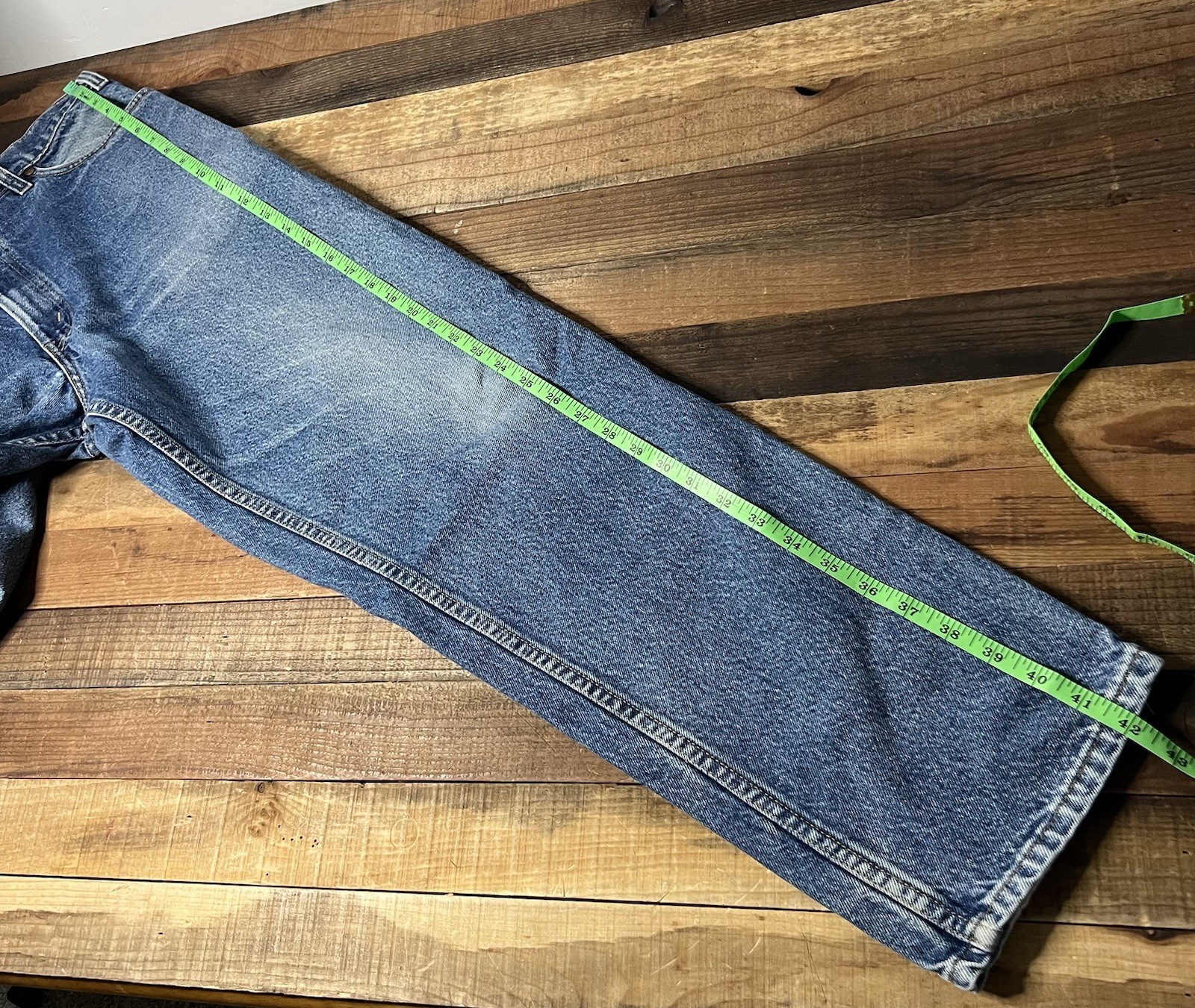 Vintage Levis 540 Relaxed Fit Light Wash Jeans Made in USA Blue 36×32