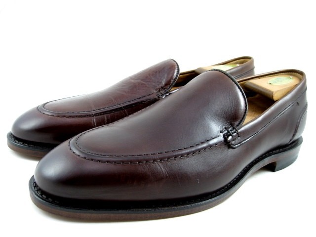 NEW Allen Edmonds “RANDOLPH” Leather VENETIAN Penny Loafers 10 D Mahogany (839N)