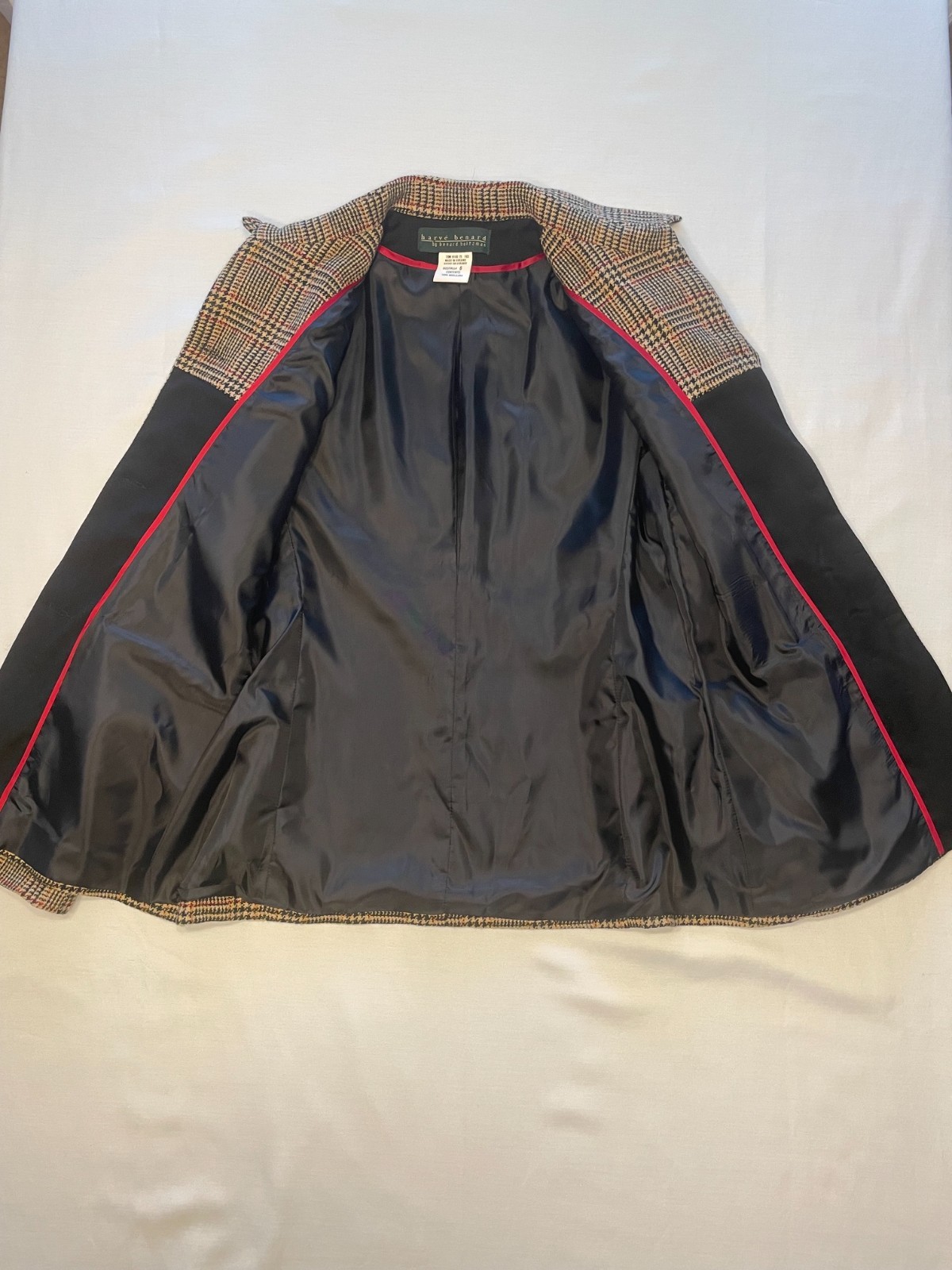 Vintage Harvé Benard by Bernard Holtzman 100% Wool Blazer Jacket Women’s Size 6
