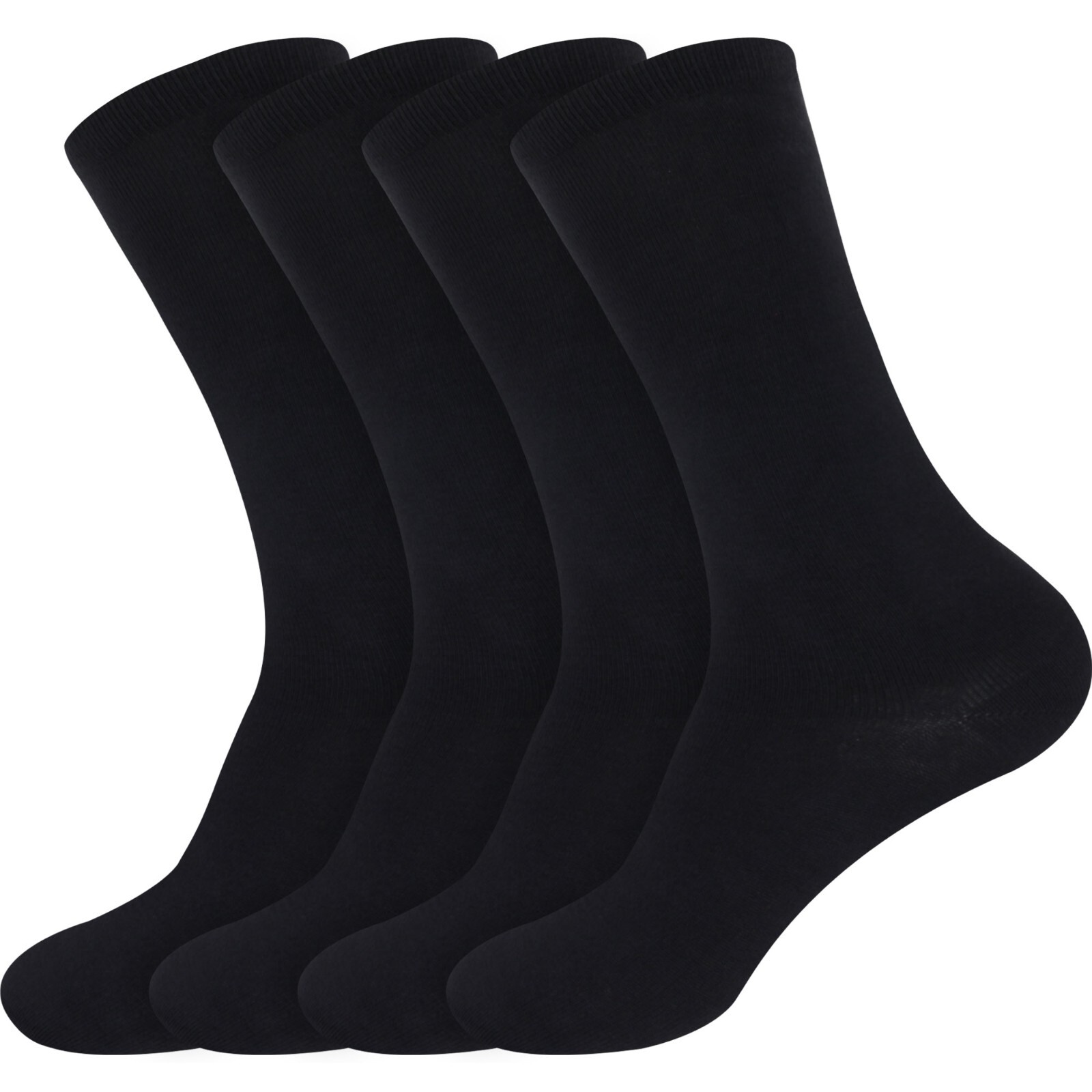 Brown, Black, Taupe and Gray Men’s Rayon from Bamboo Fiber Mid-Calf Socks