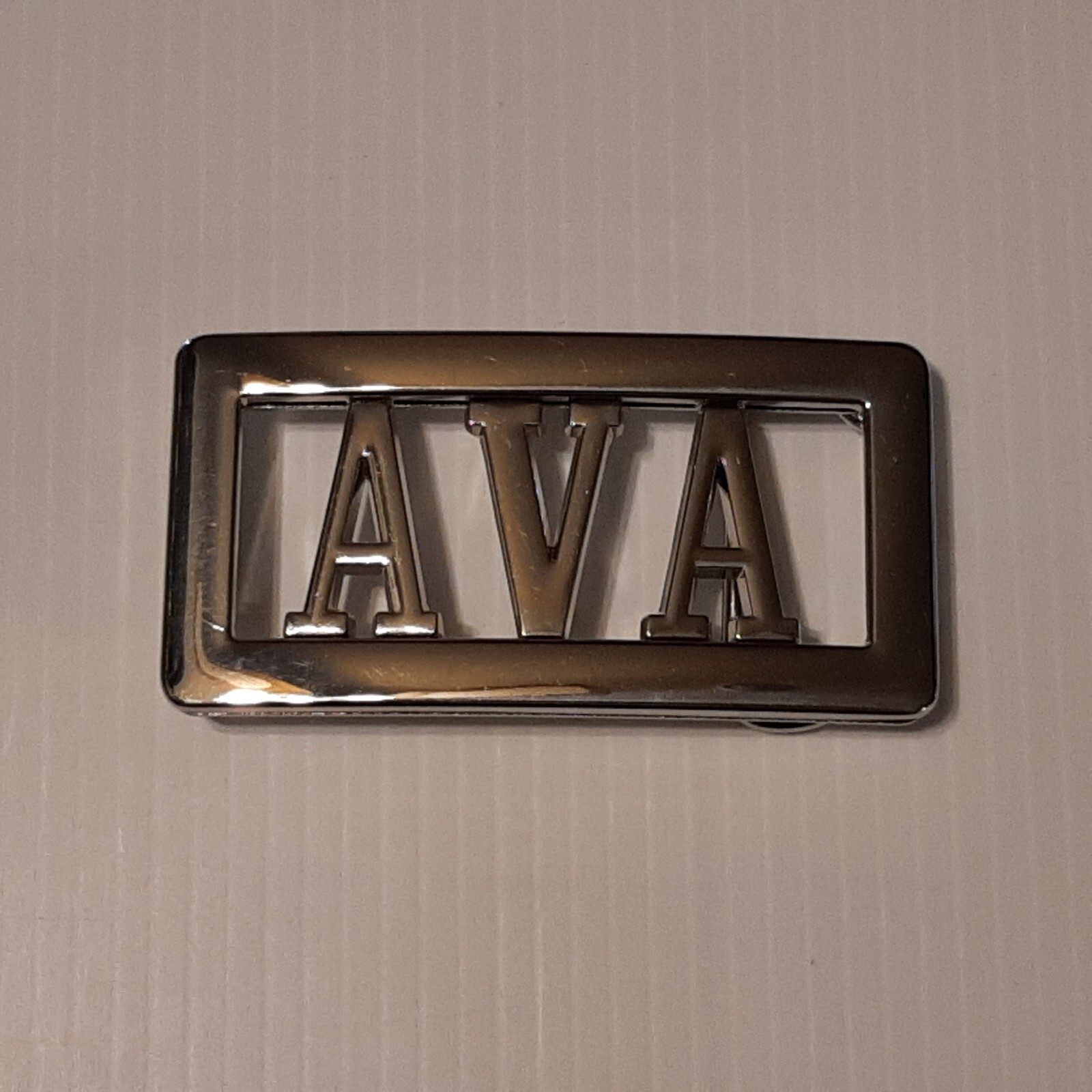 AVA Custom Personalized Name Belt Buckle -Put your name or word on Buckle