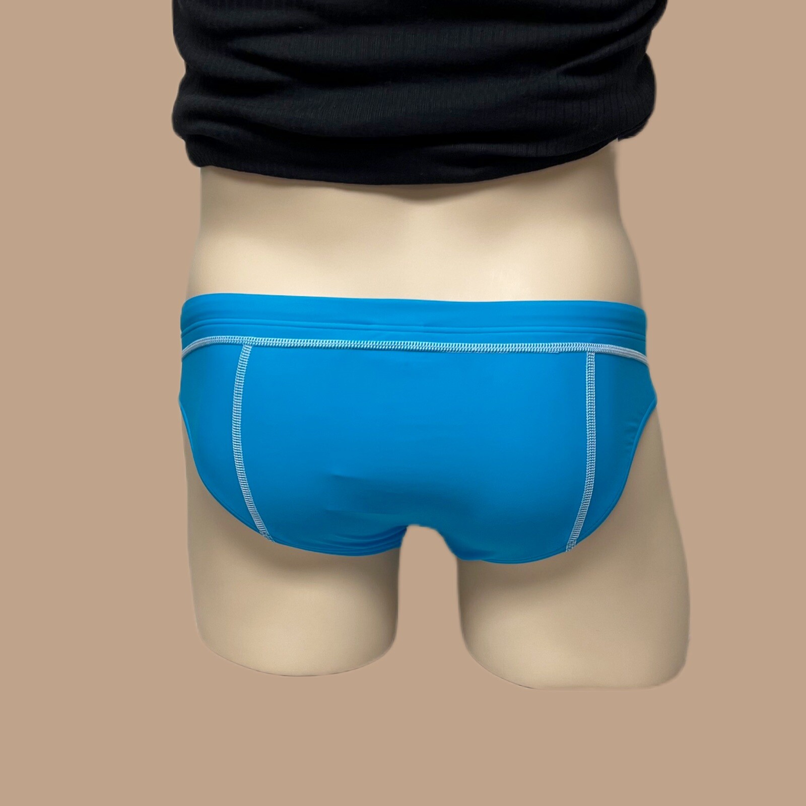 Arena men turquoise blue sport fit swim brief bikini swimwear size 32 34 38