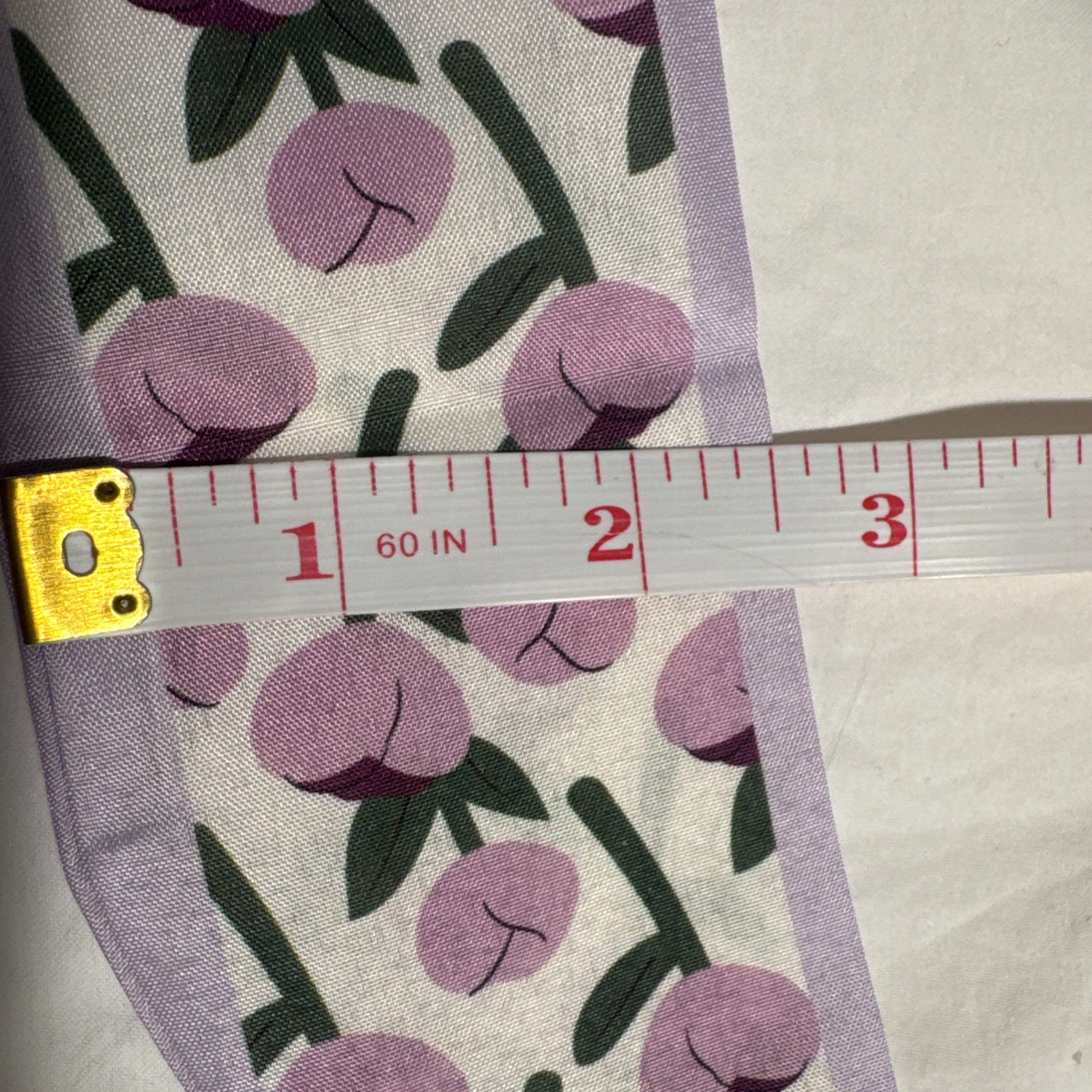 Lavender Flowers Ladies Purse Hair Scarf New with White Green