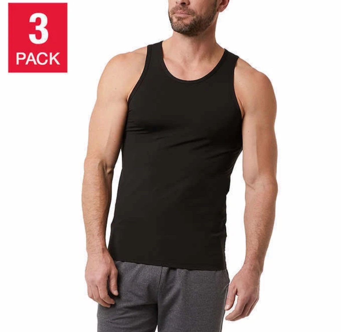 32 Degrees Men’s Comfort Mesh Tank, 3-pack