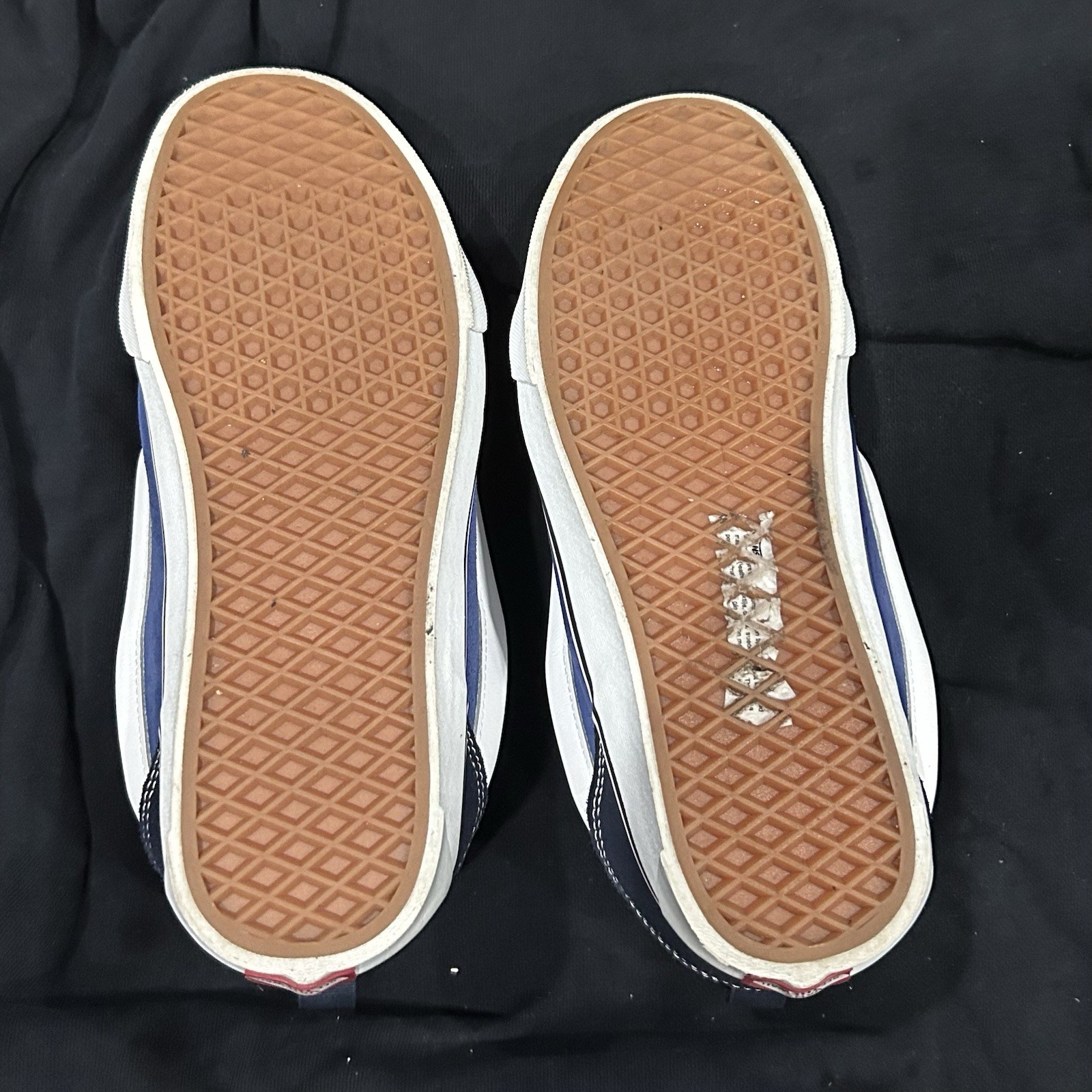 Vans Knu Skool Shoes blue/black/white Size 10.5