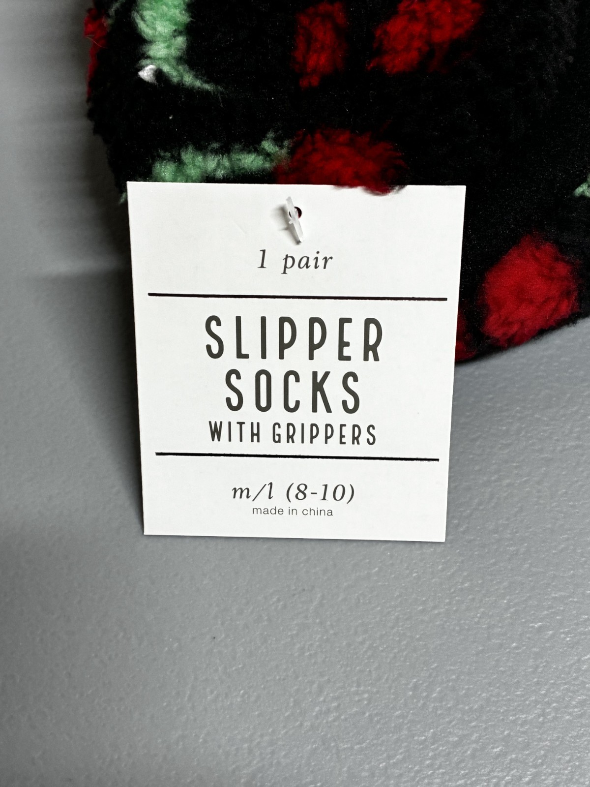 3 pack Auden Faux Fur Slipper Socks Women Gripper Bottoms