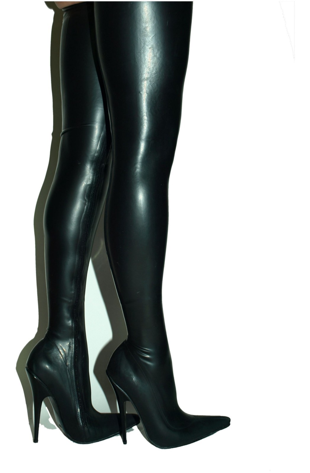 Clearance Rubber Boots Over The Knee Many Colours Heel 13cm 41 42 43 44 45 46 47