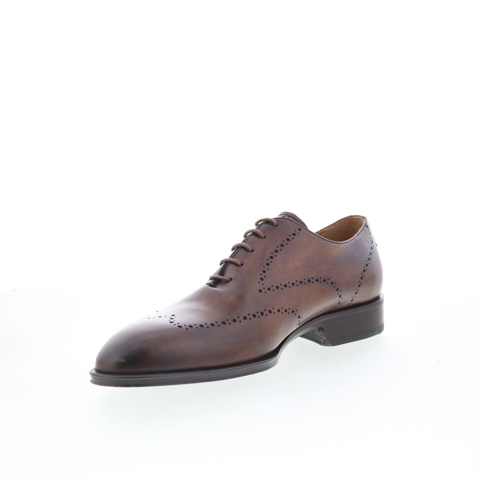 Pastori by Di Bianco Augustus Mens Brown Oxfords Wingtip & Brogue Shoes 9