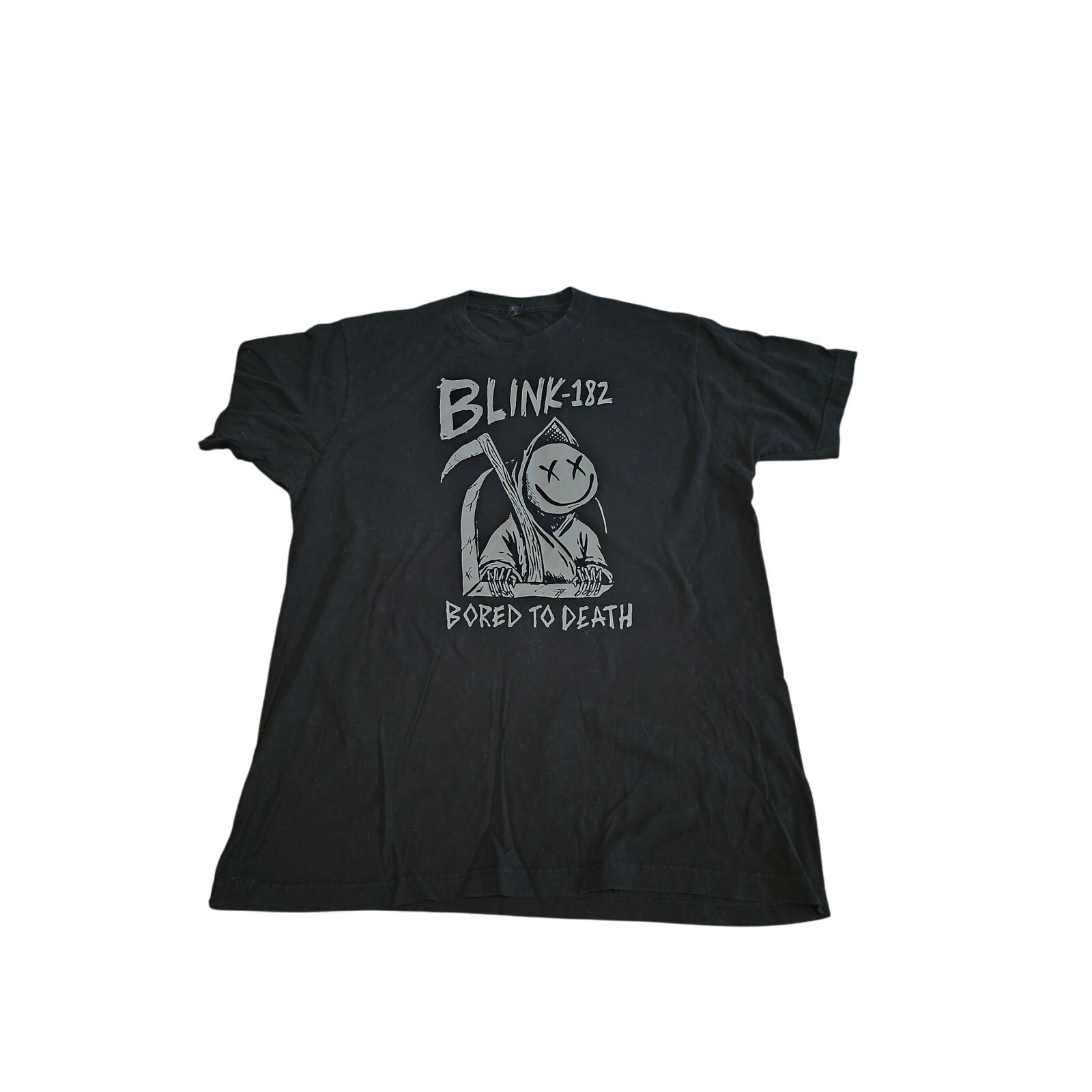 Blink 182 – “Bored To Death” – North America Tour 2016 Black Shirt Large Tultex