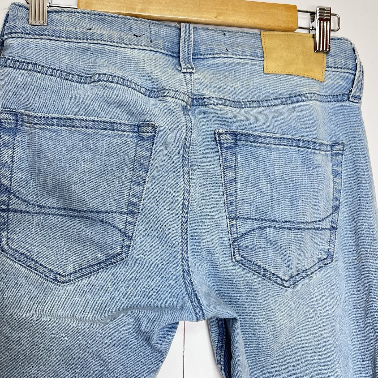 Hollister Women’s Super Skinny Jeans W29 L32 Light Wash