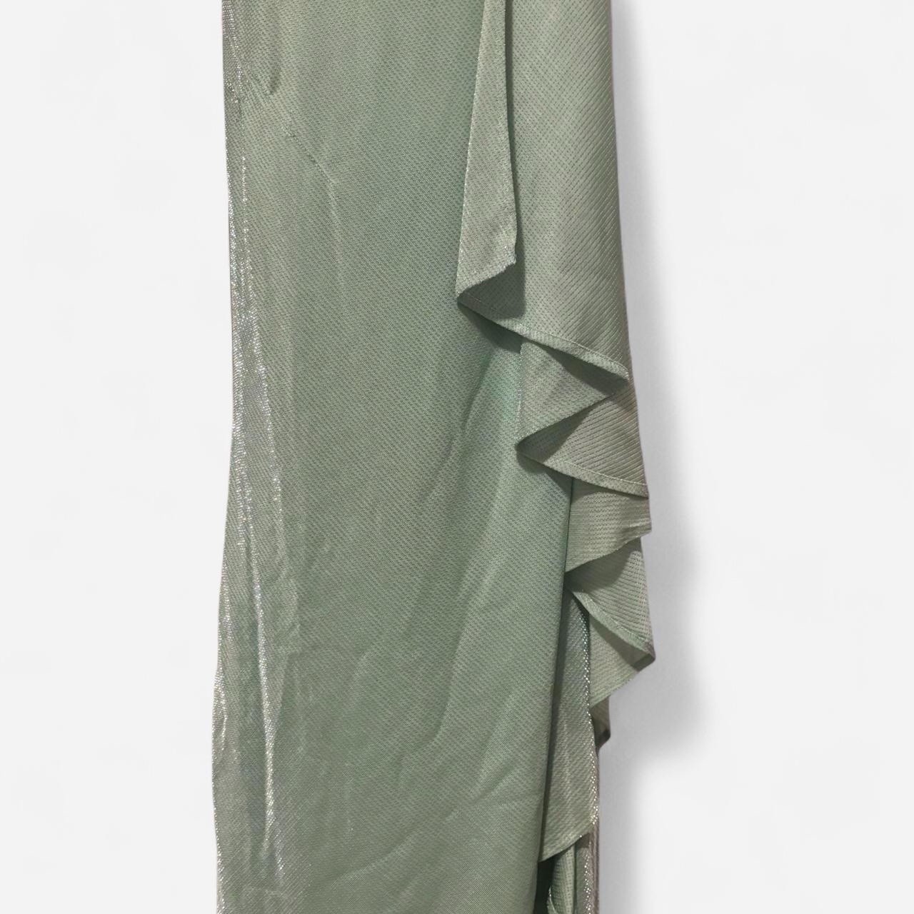 Dusk Women’s Green V-Neck Strappy Long Slip Dress Size 4 Formal Party