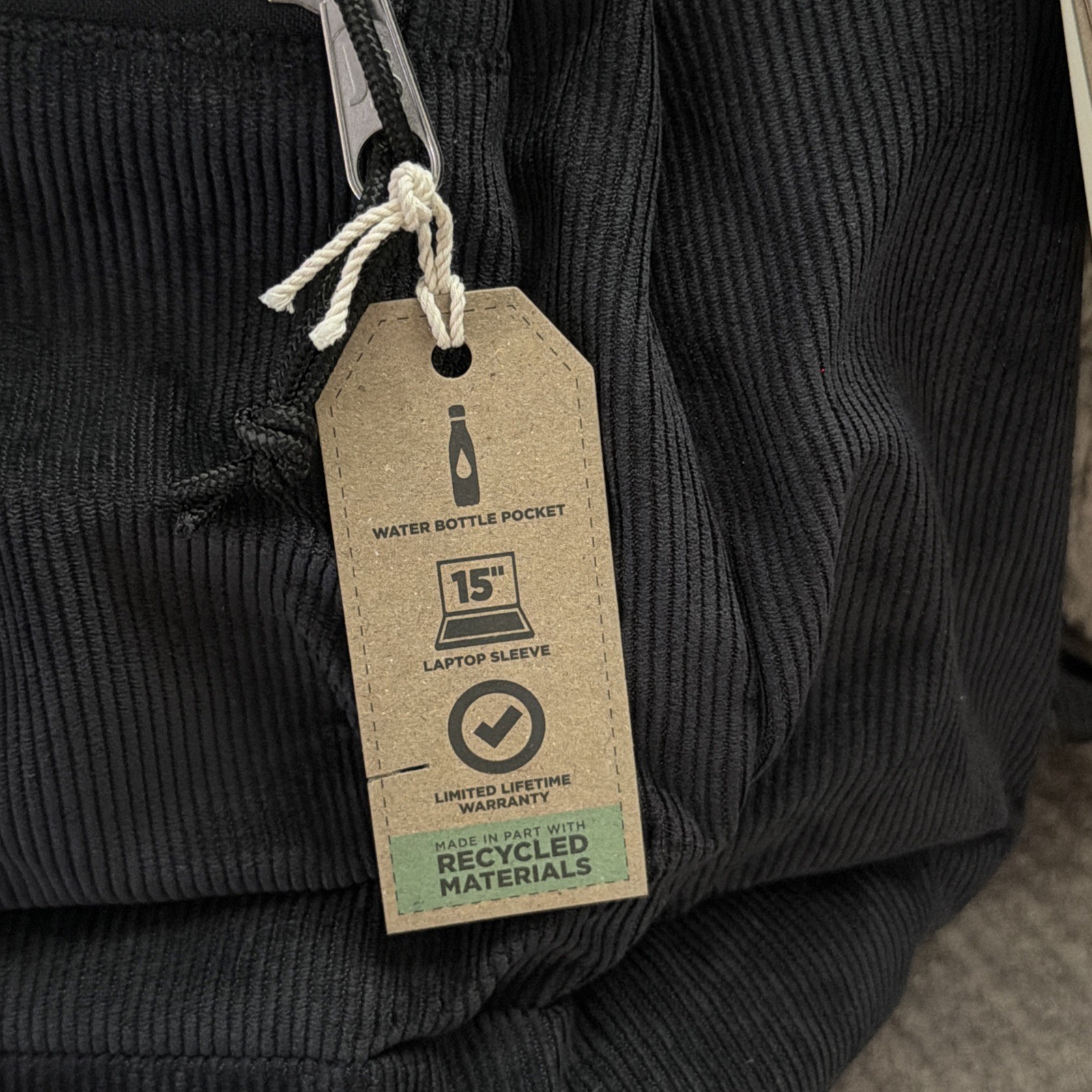 JanSport Backpack Corduroy Gym School 15″-Laptop Cross Town 17″ – NWT
