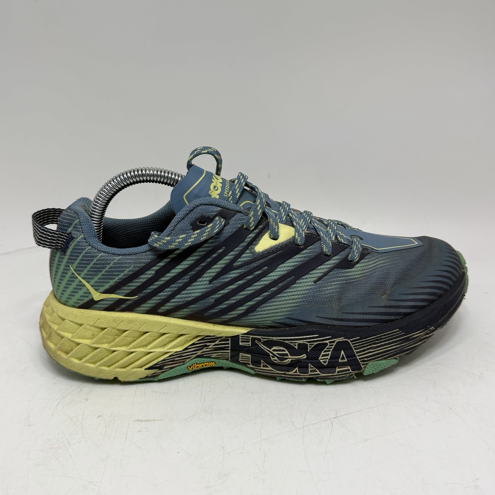 Hoka One One Speedgoat 4 Shoes WOMEN US 8.5 / EU 40 2/3 Blue Running