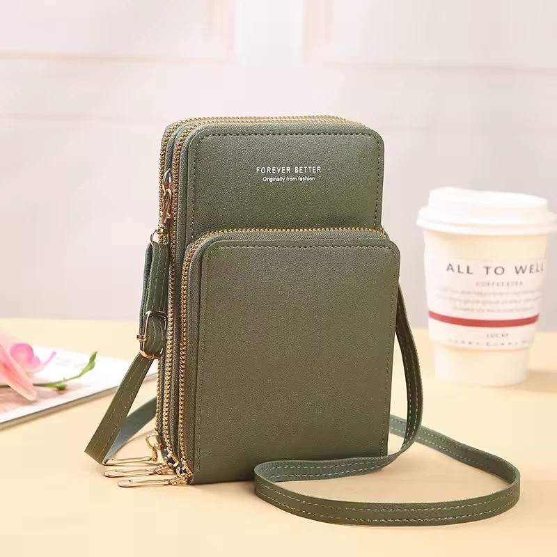 Small Crossbody Cell Phone Purse with Large Touch Screen for Women Mini Handbag