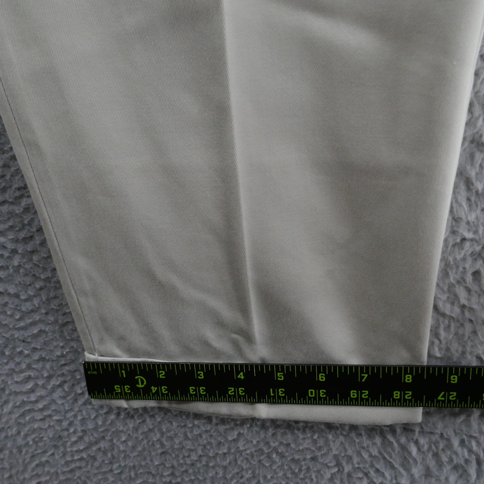 Savane Select Edition Mens Beige Pleated Cuffed Cotton Dress Pants 36×30 NEW