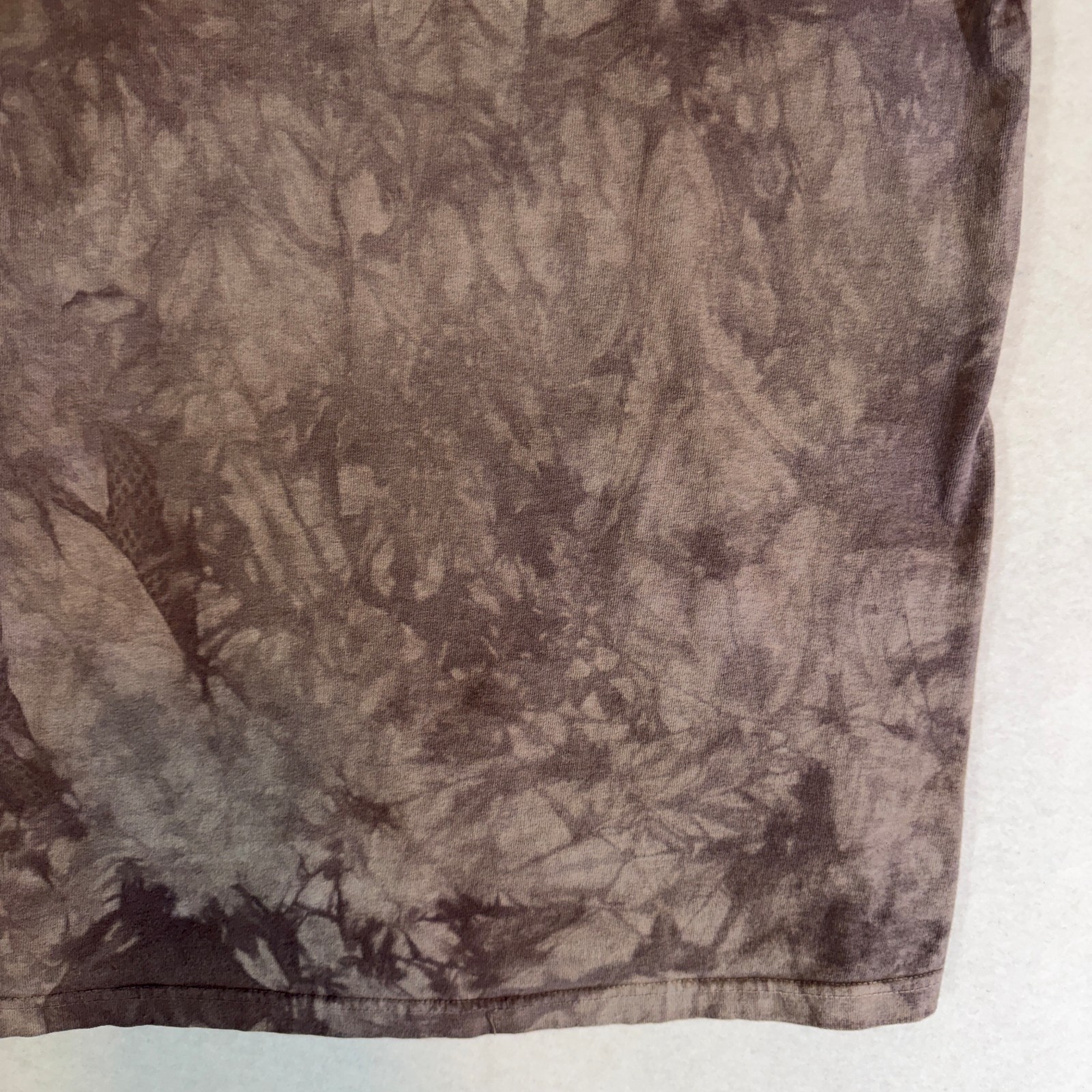 The Mountain Scottish Terrier Dog Tie Dyed Brown All Over Print T-shirt Medium