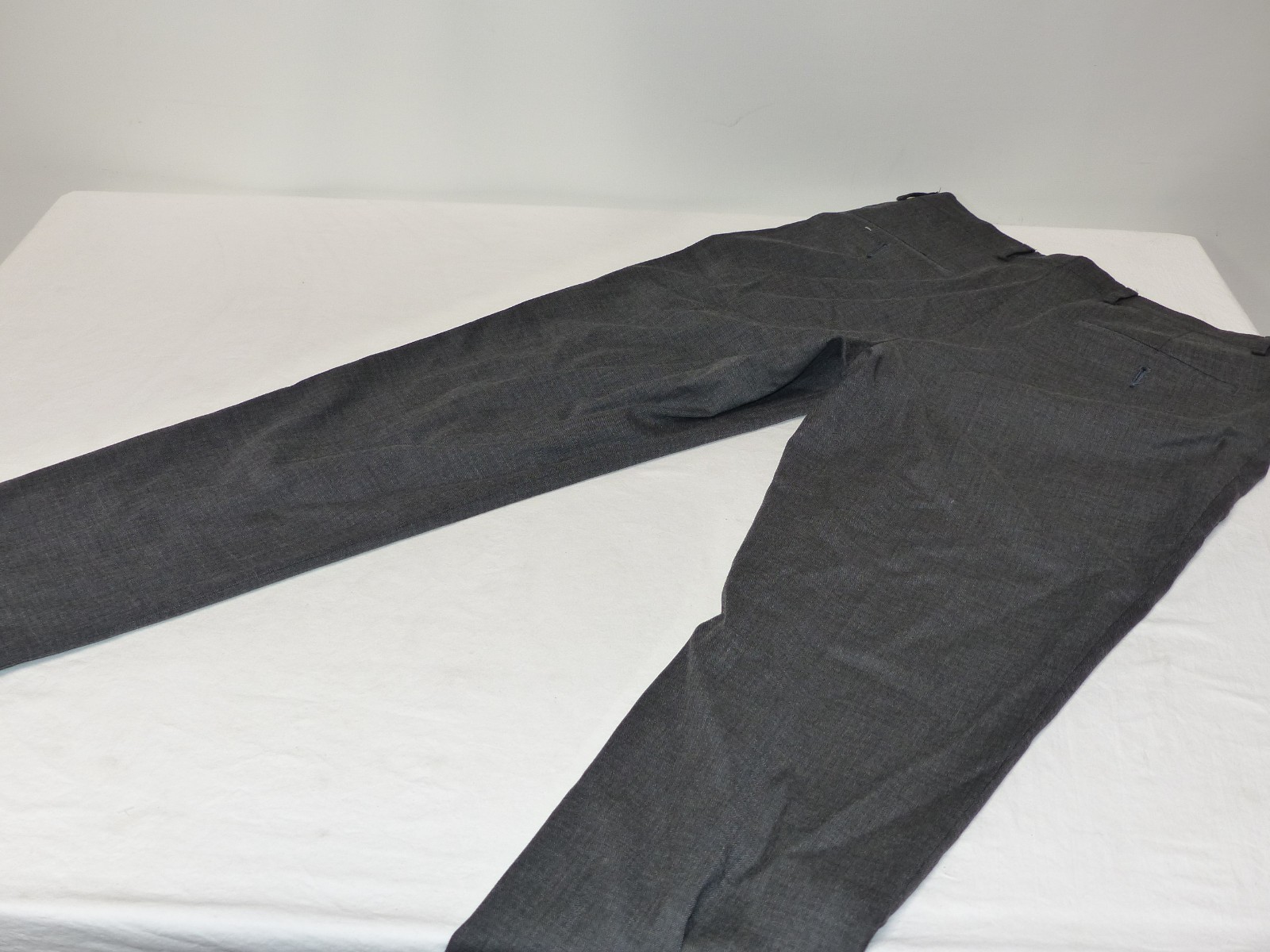 MENS SIZE 32X32 Dress Pants GRAY Slim Fit
