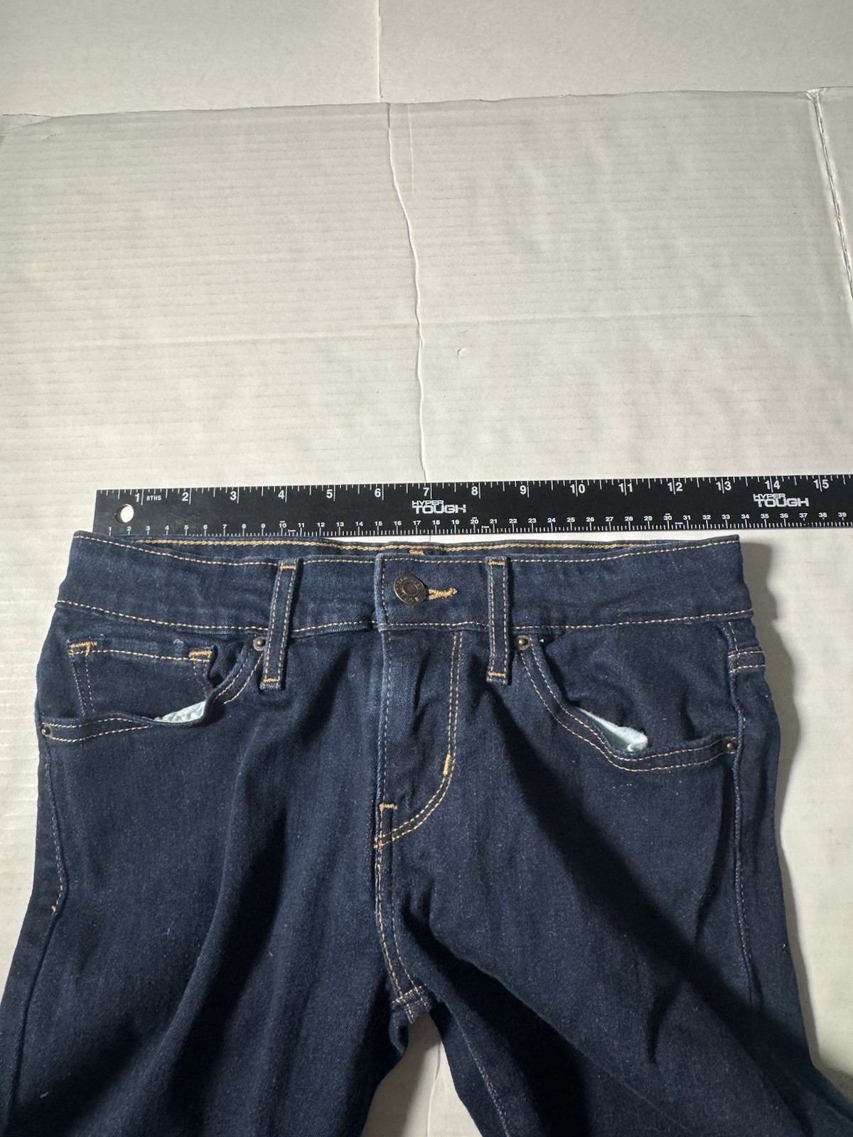 Pre Owned Excellent Levis 711 Skinny Denim Jeans Blue Women Size 26